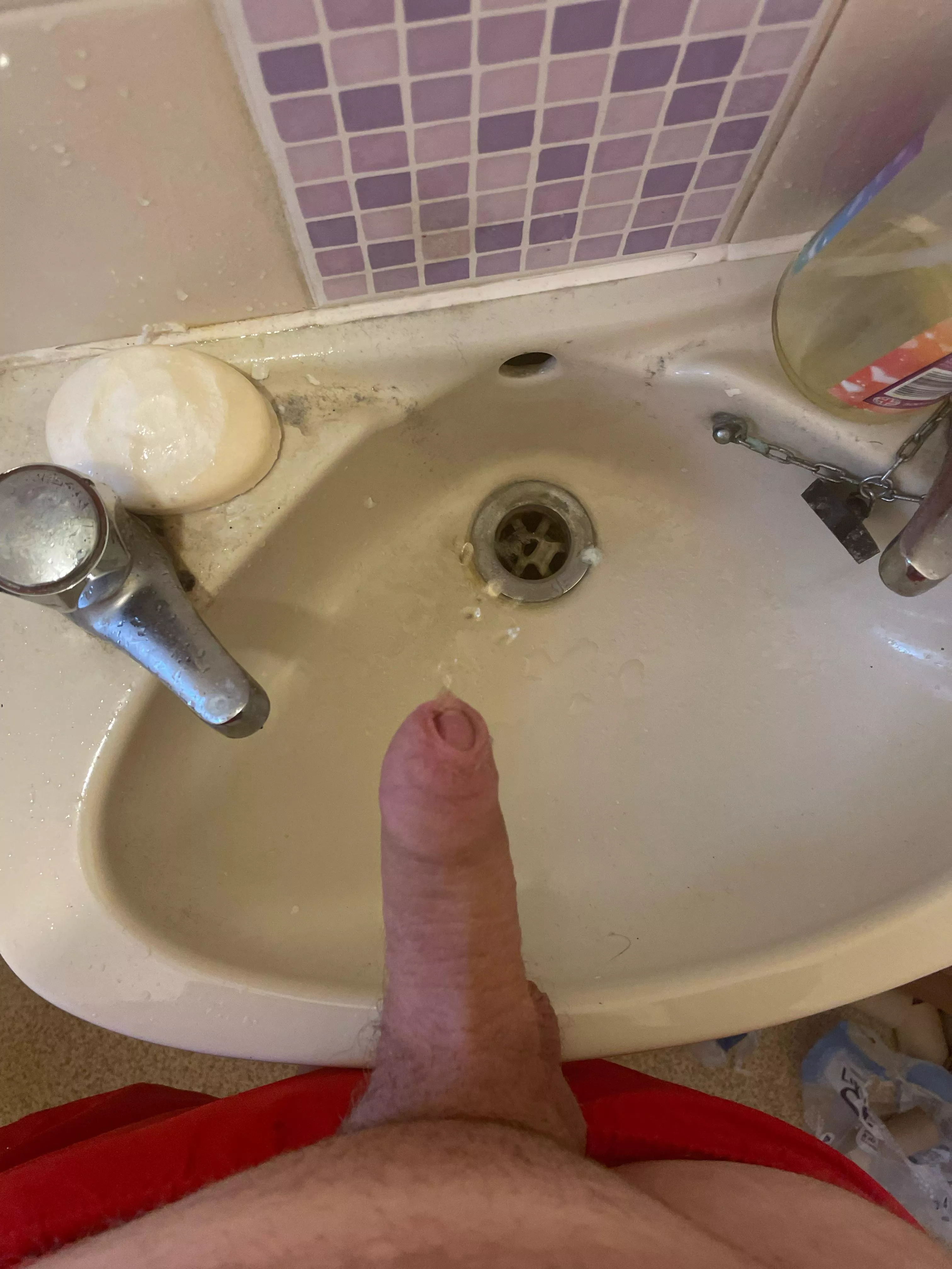 Pissing with a boner just feels so good