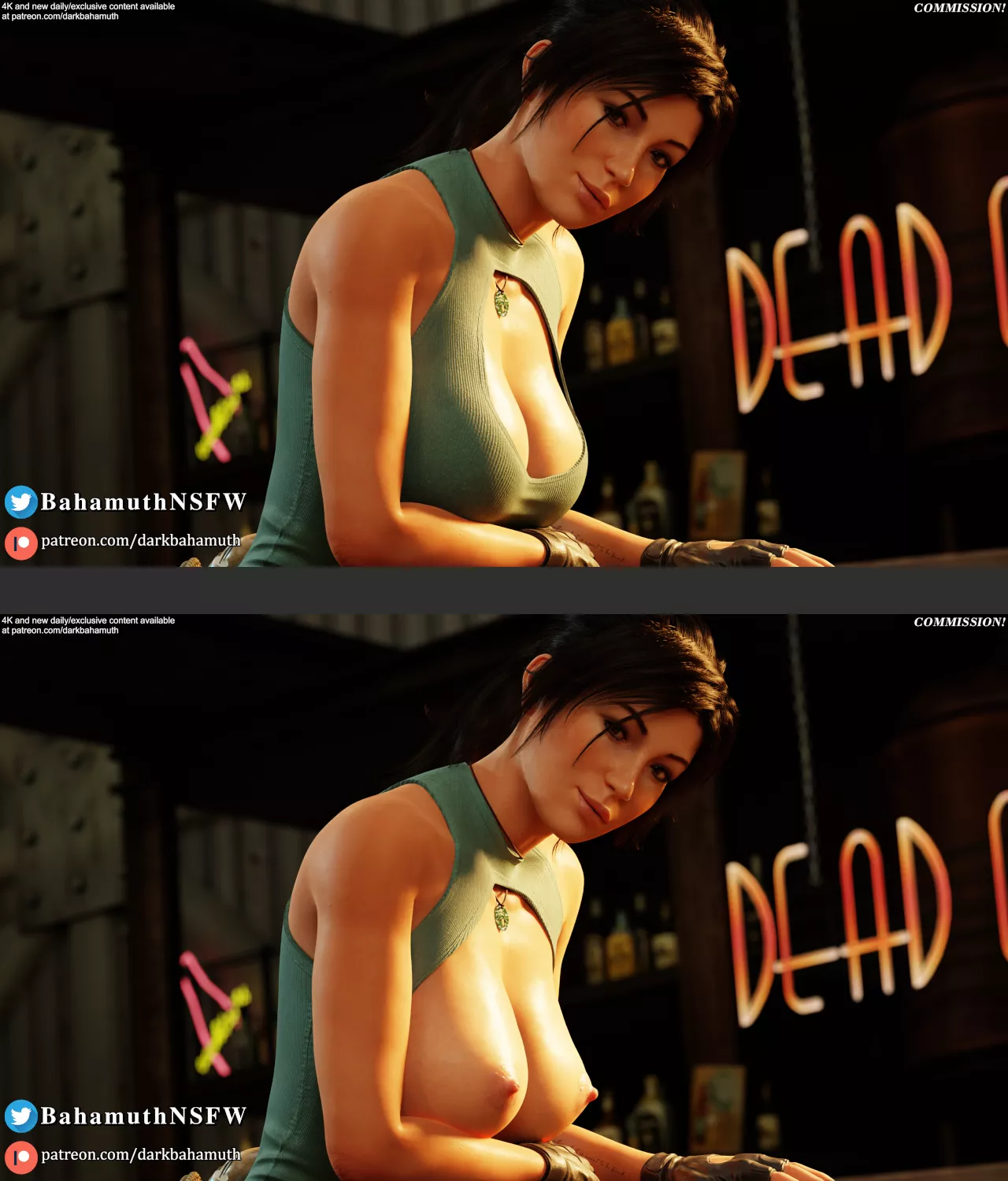 Tits for free beer Lara (Darkbahamuth)