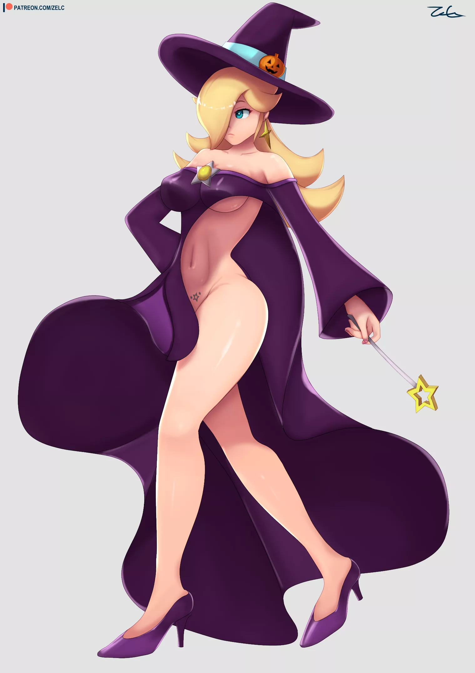 Halloween Rosalina Black Dress Only (Zelc-Face)