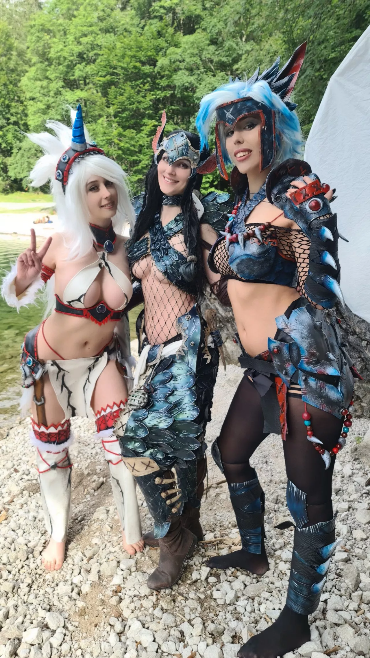 Monster Hunter group by Kate.Key, Liensue and Gumiho Hannya!