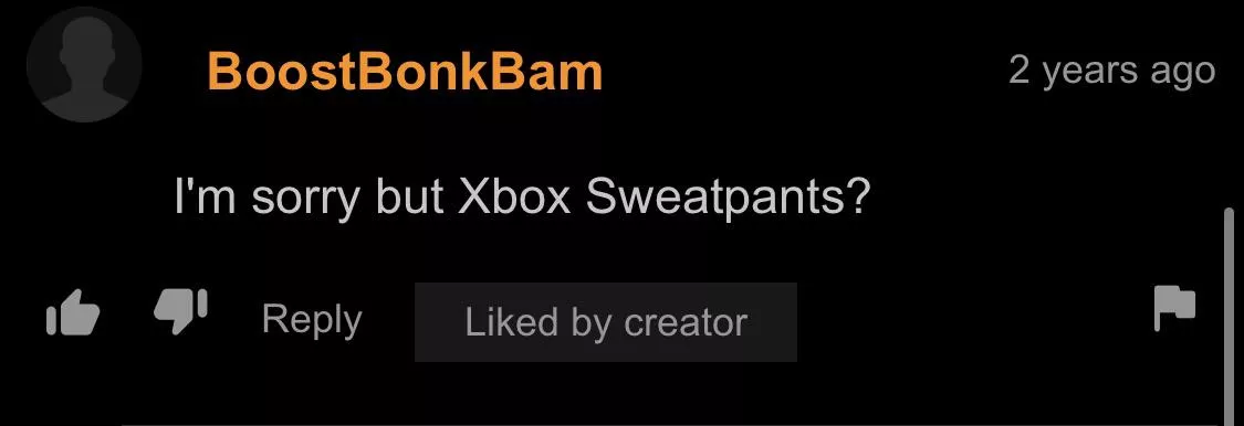 Whats wrong with xbox sweatpants