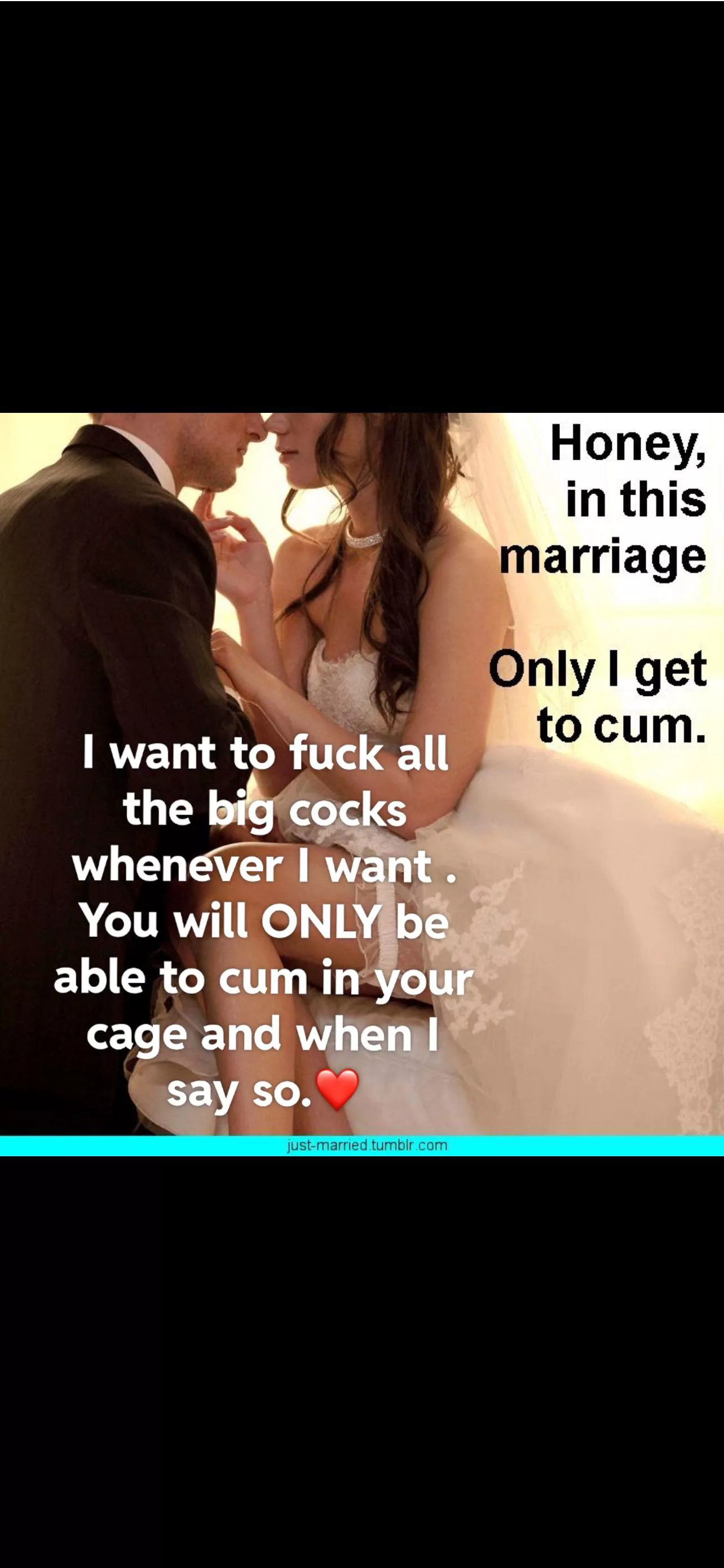 Only I can cum…