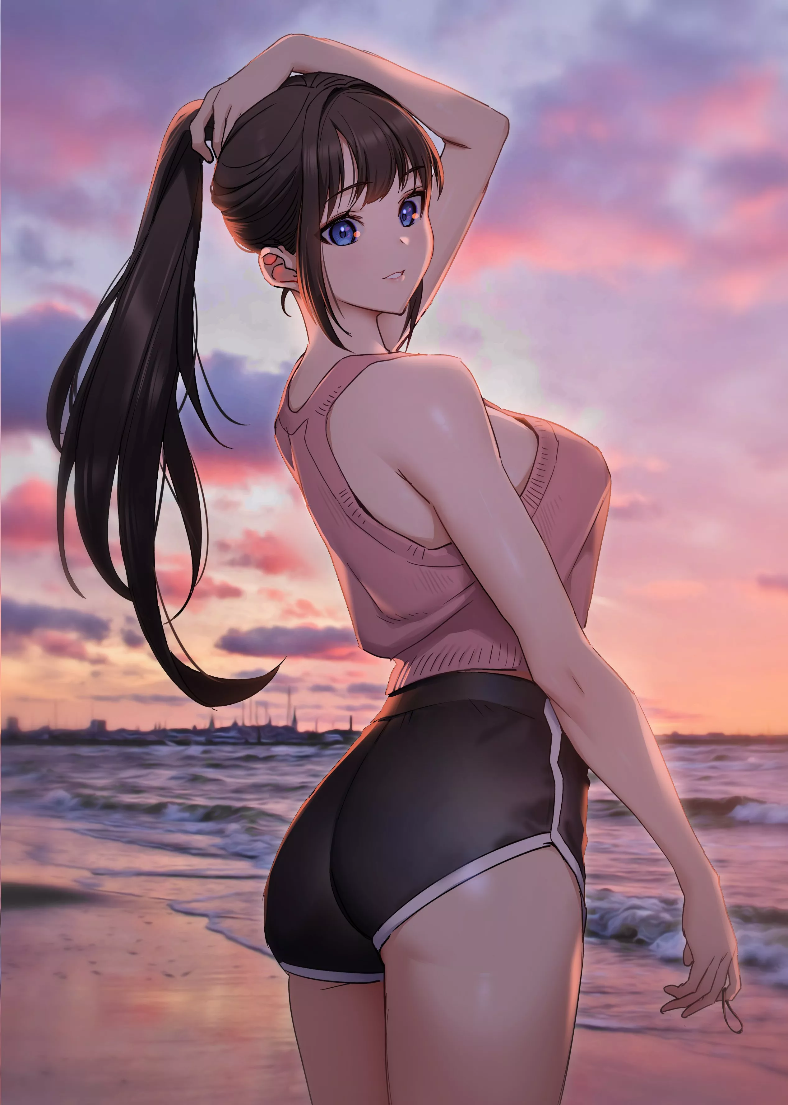 At the beach [Original]