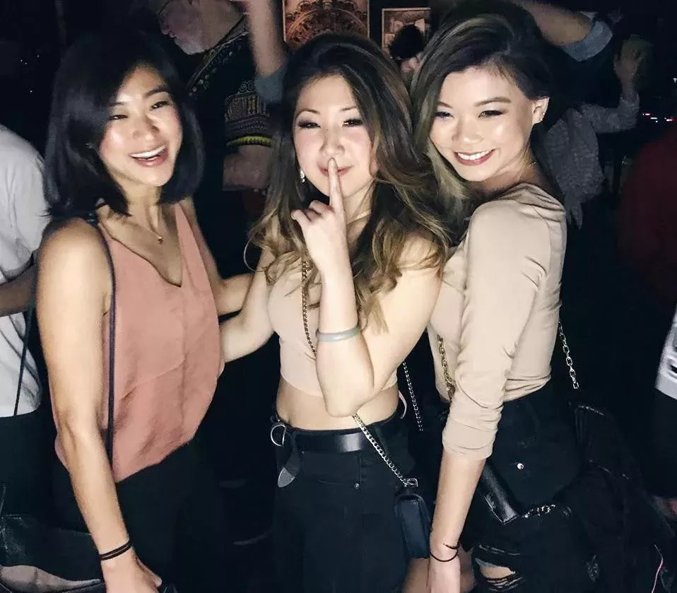 Cute Asian Trio