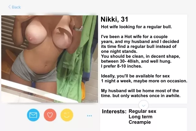 Do you wish your wife had a dating profile like this?