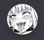 LF Mono Source: 1girl, ahegao, looking up, open mouth, blushing