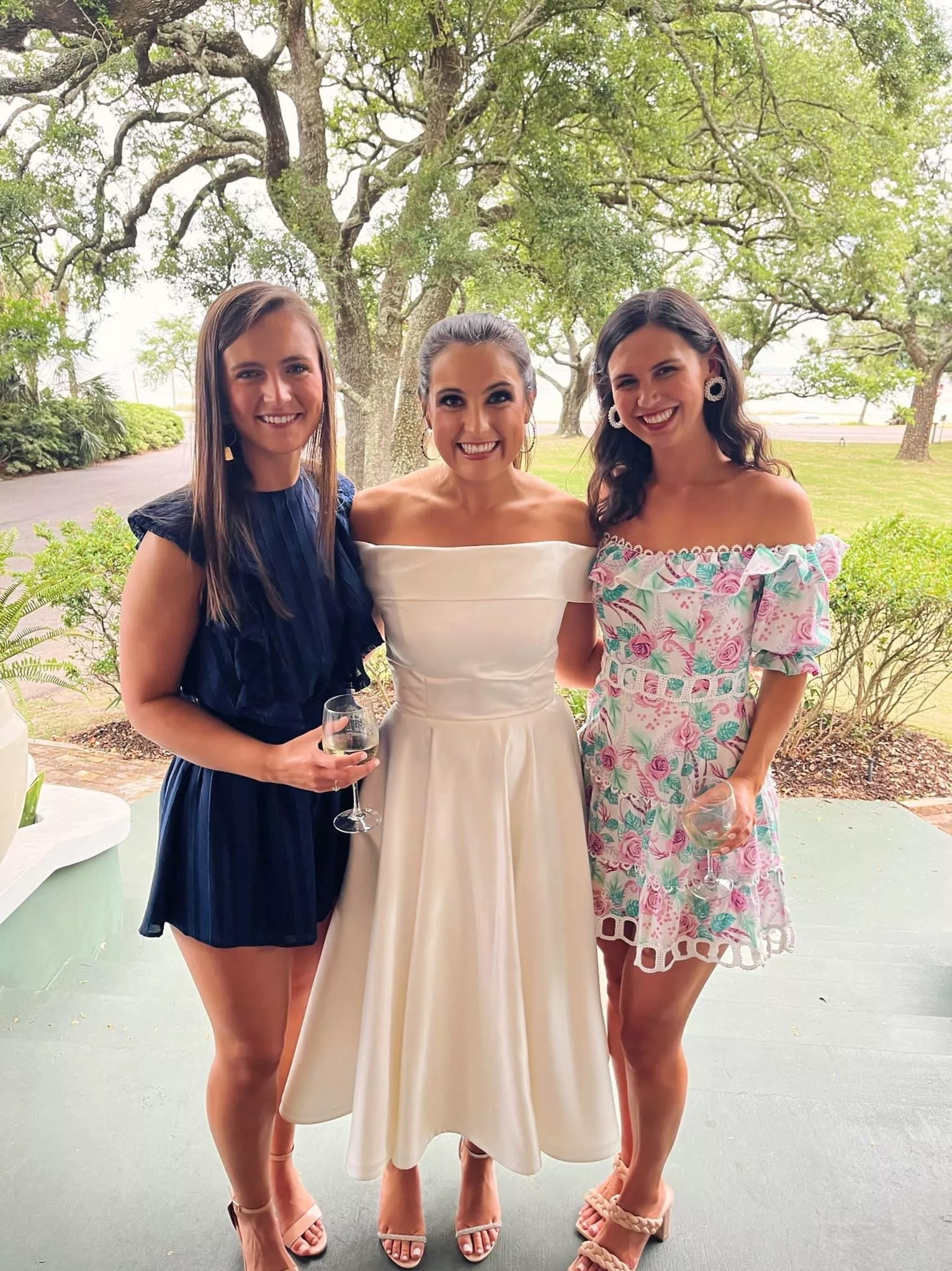 Bride and her friends