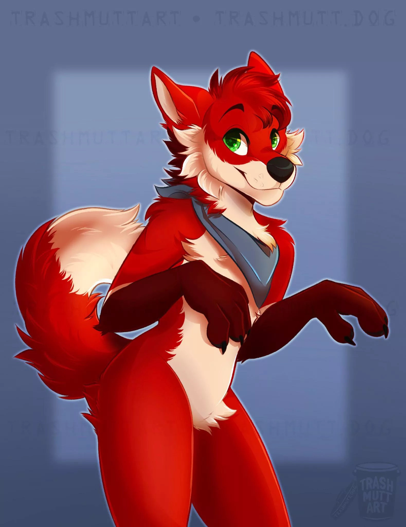 Cute Folf 🦊 (art by me - TrashmuttArt on Twitter)