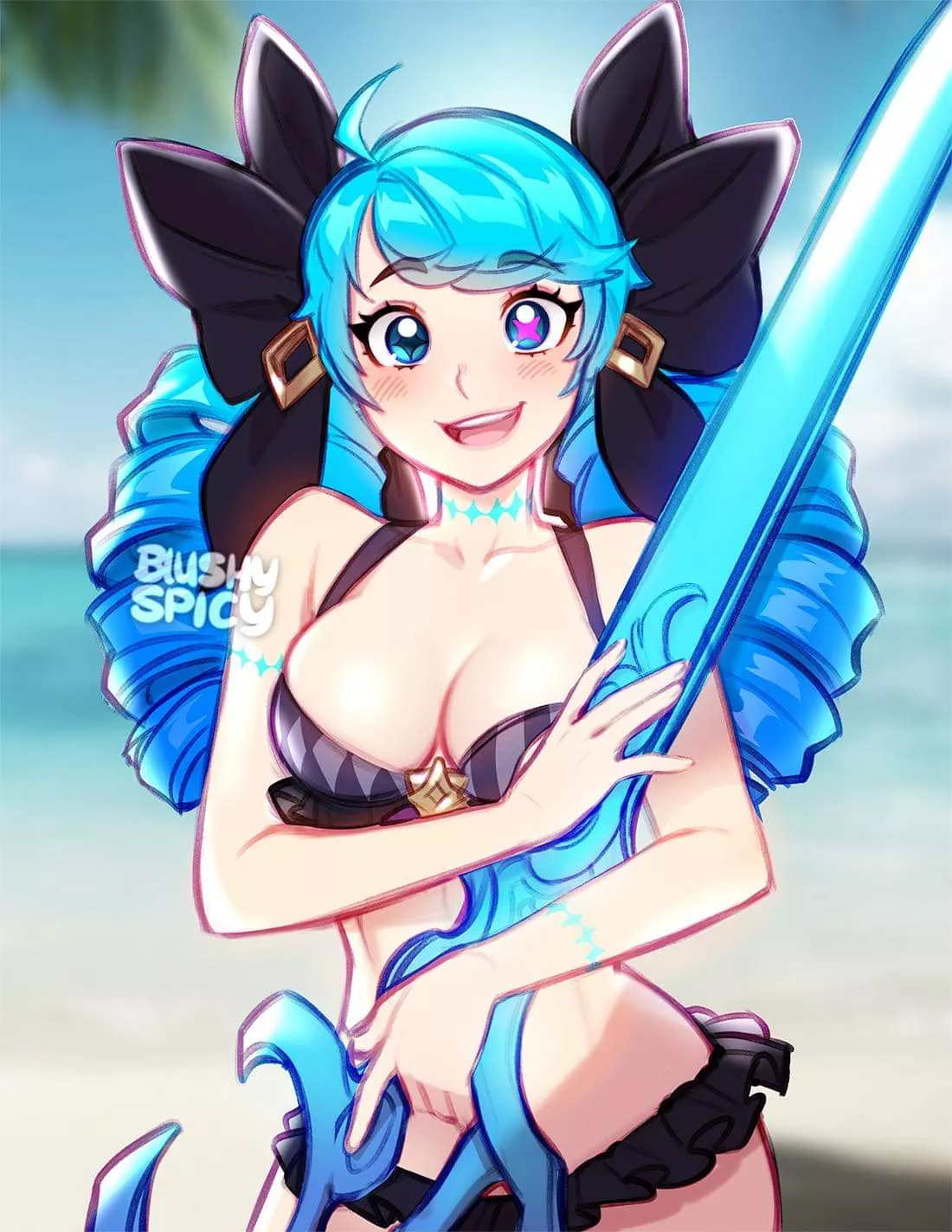 Beach Gwen (BlushySpicy)