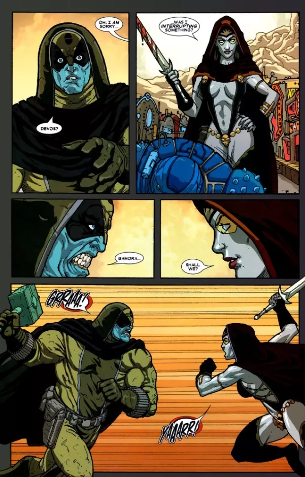 Gamora vs Ronan [Annihilation: Ronan #2]