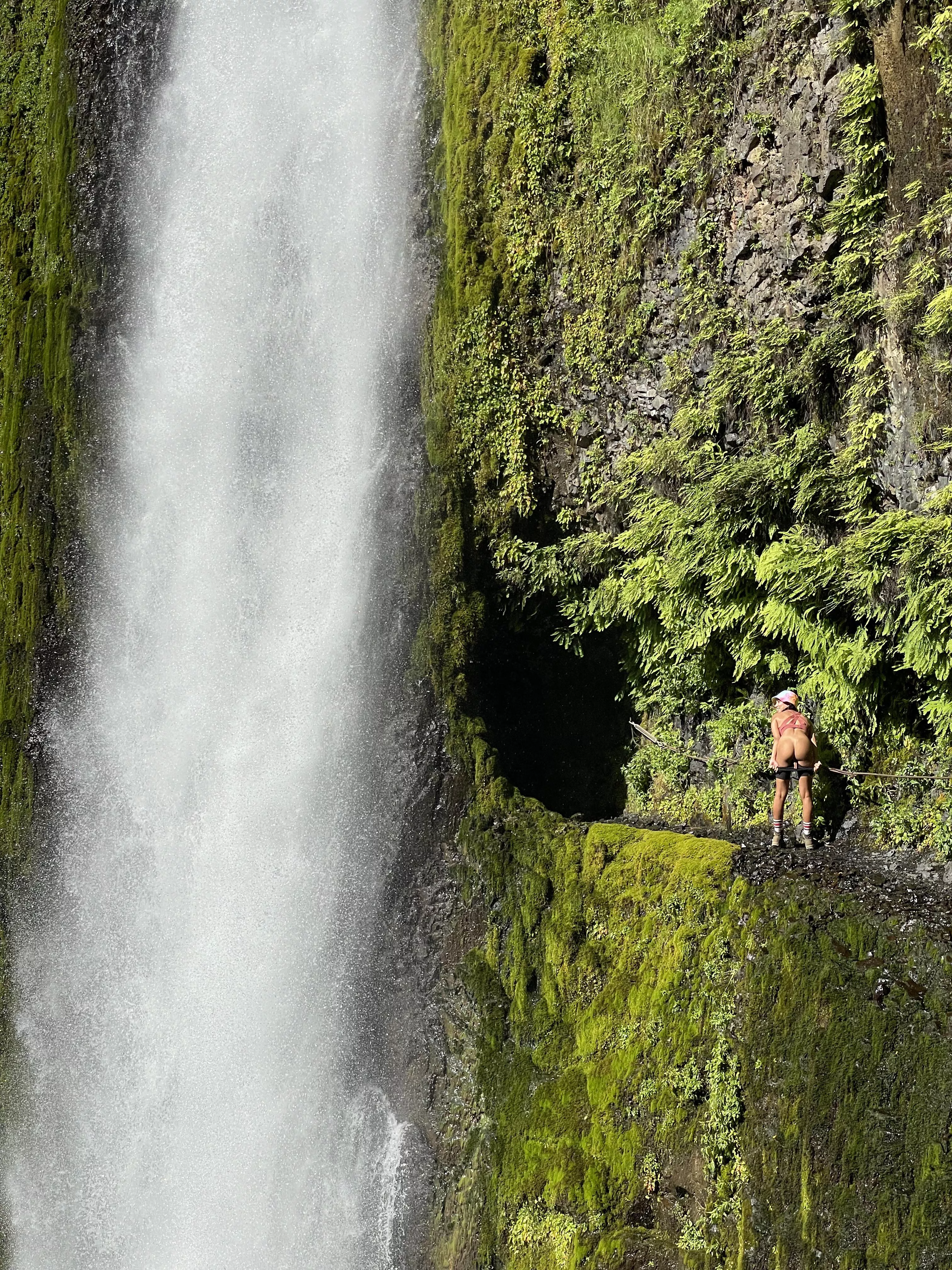 my first hike! 6 miles to this waterfall