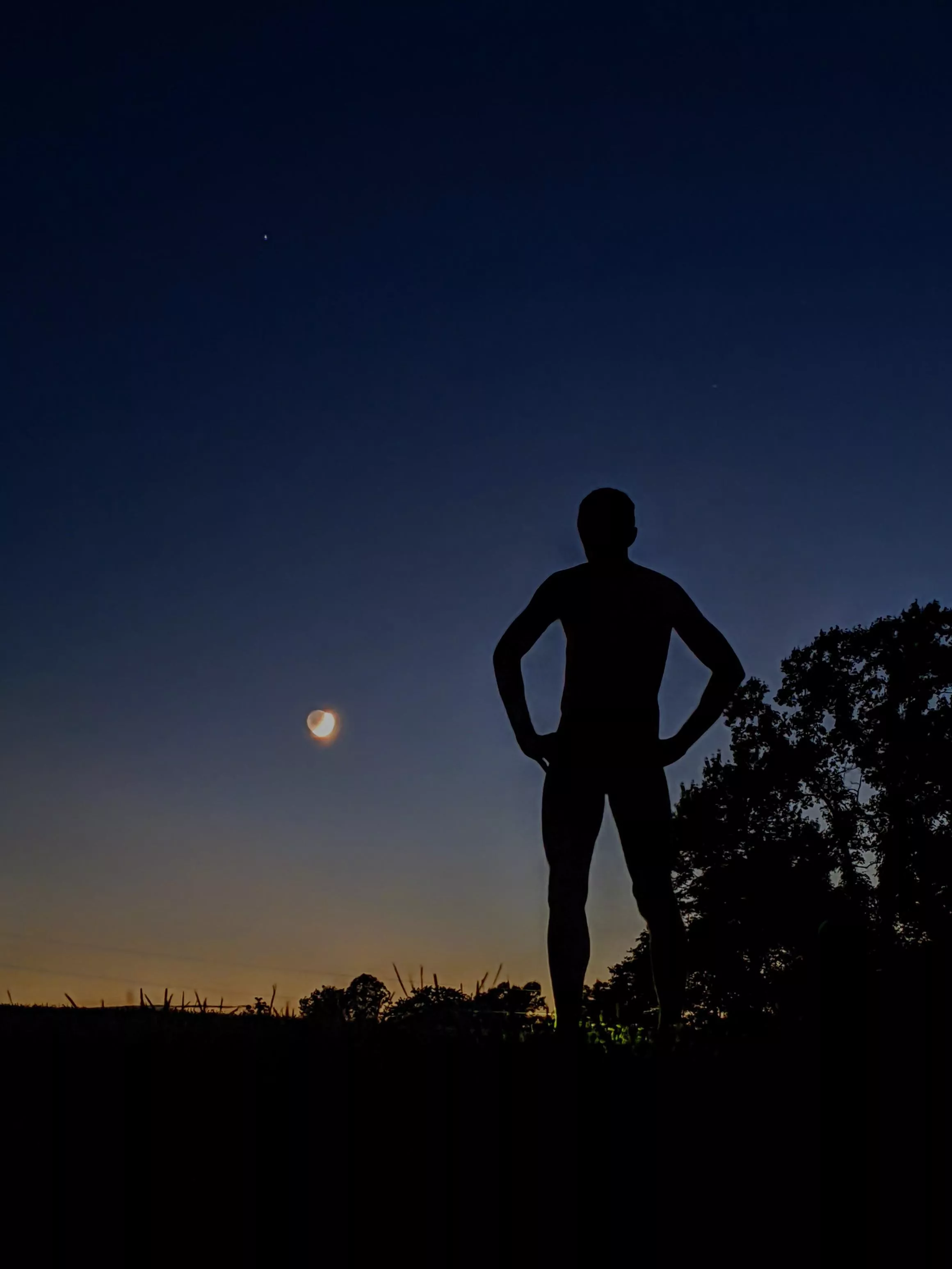 Walking in the moonlight