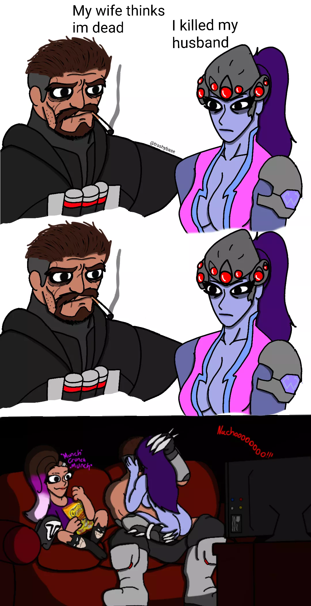 Reaper x Widow (OC) I tried