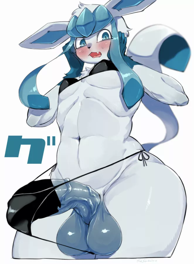 Blushing Glaceon.