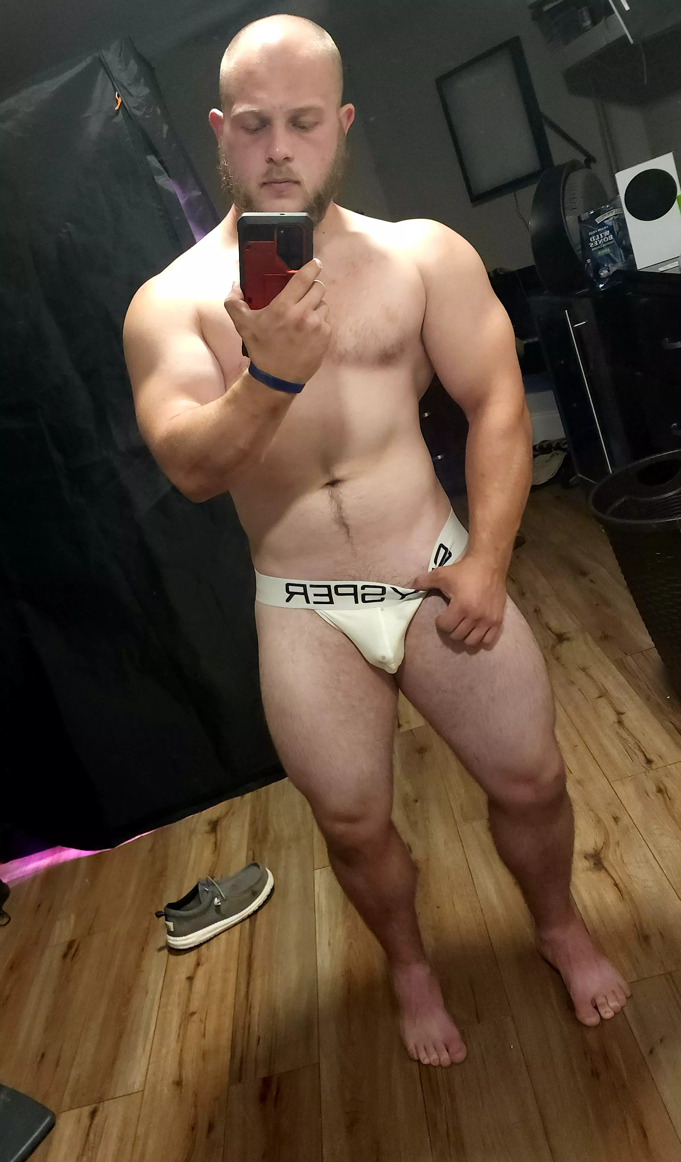 New jocks strap came in, how's it look on me 🙂