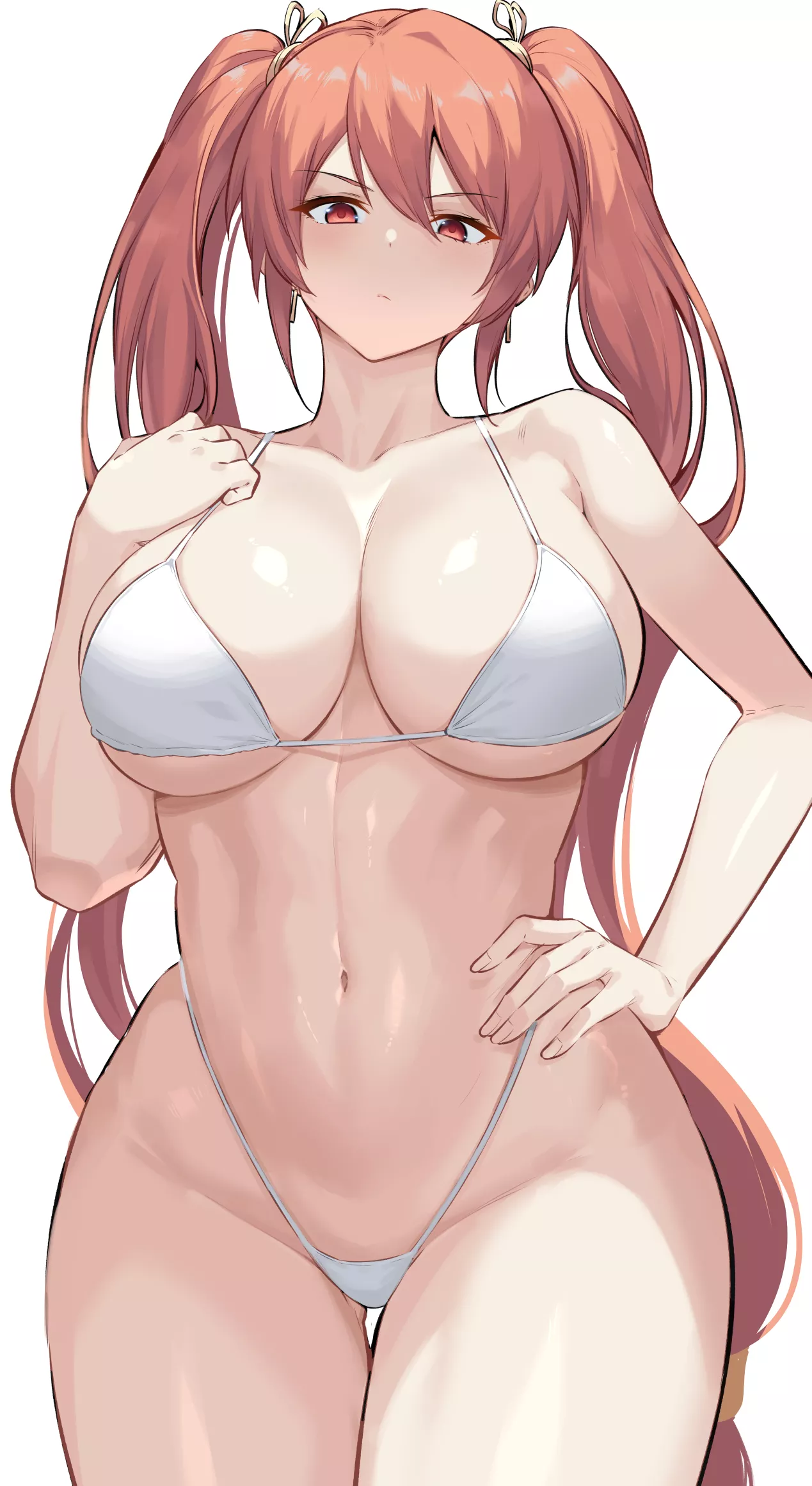 Senpai Shows Off Her Swimsuit