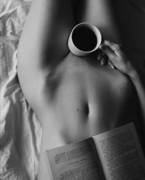 coffee and book