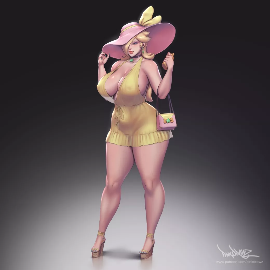 Rosalina Summer Dress Lewd Body (Pinkdrawz )