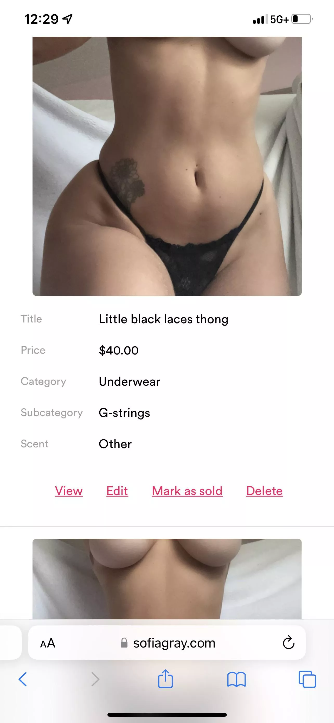 Selling my panties ;) https://sofiagray.com/shops/winters-little-secret