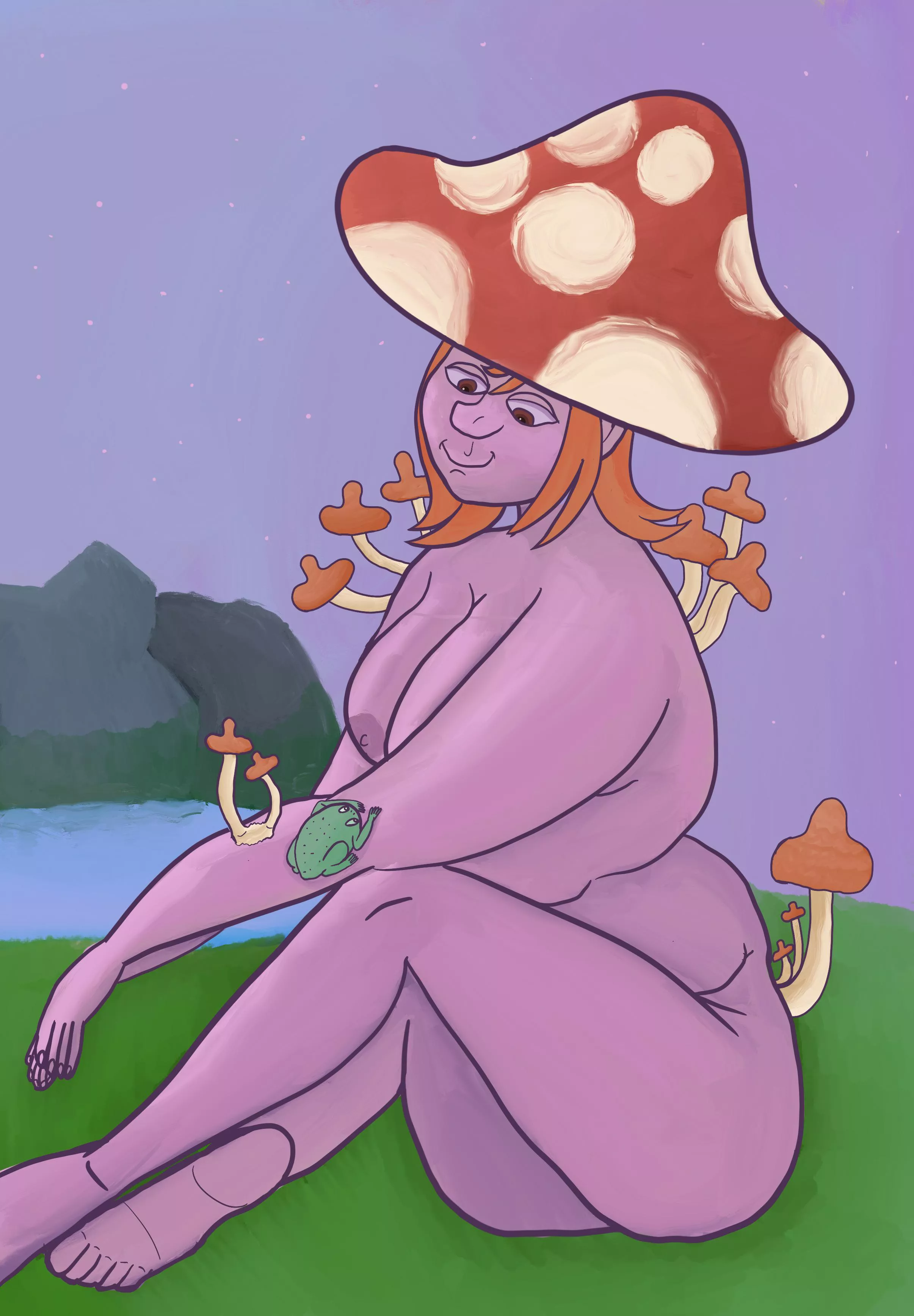 Mushroom Mama (Art by me)