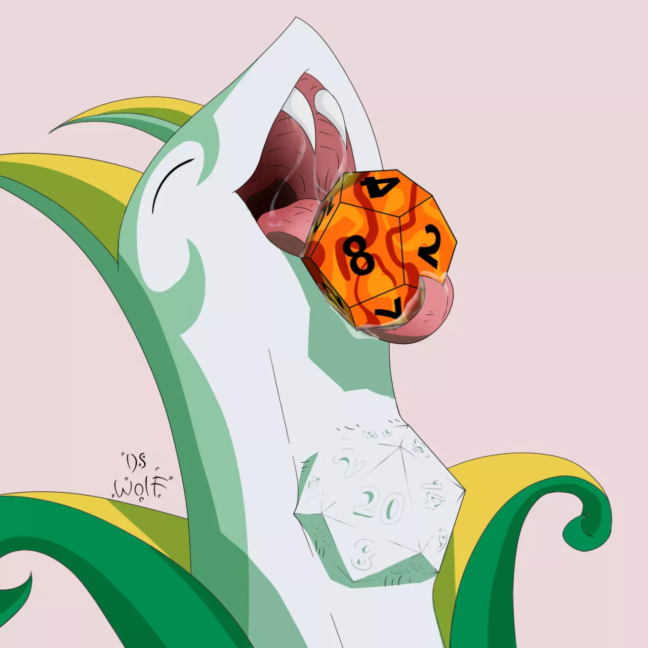 {Image}Candy dice (by DSthewolf) [furry][pokemon][feral][object vore][throat bulge][anbiguous gender]