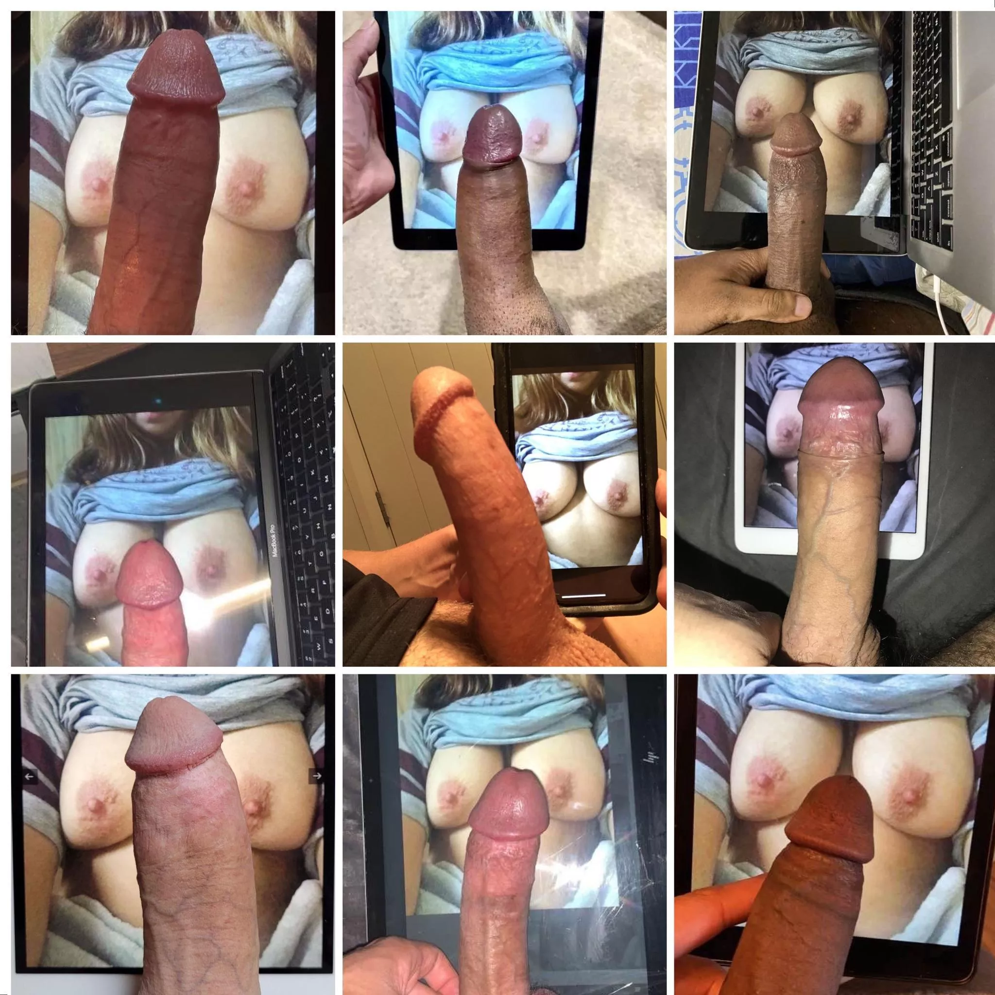 Wifey with 9 hard cocks