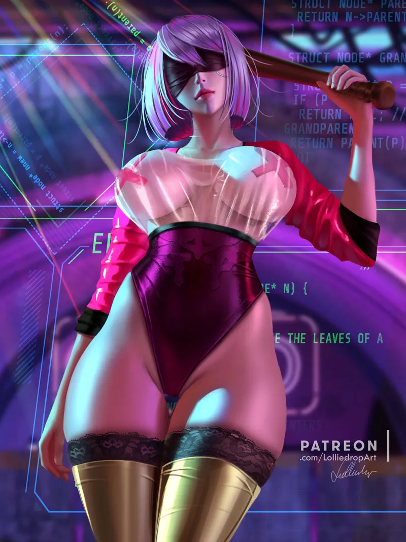 Cyberpunk 2B (Lollie Drop ) [Nier]