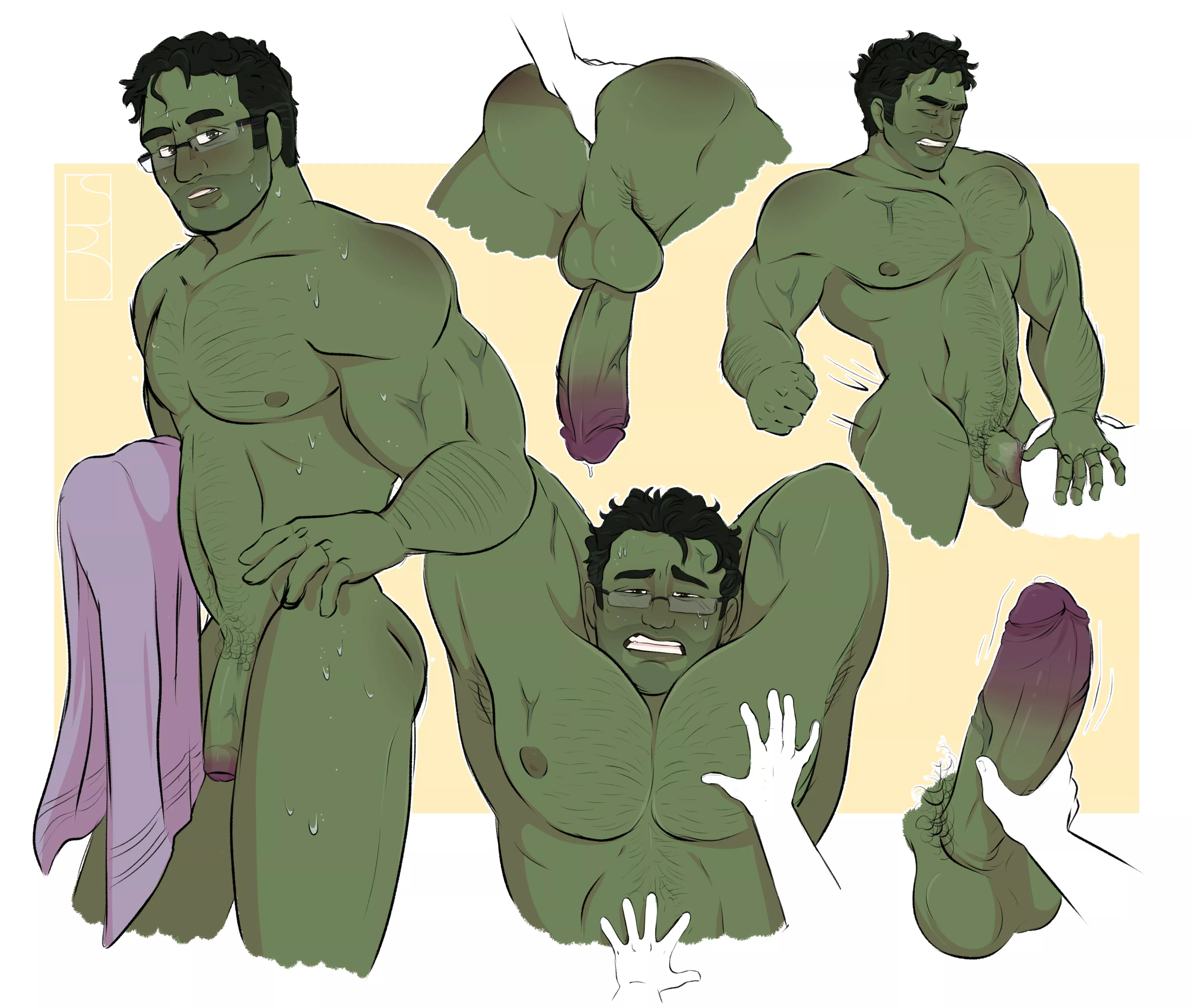 Big Green - Professor Hulk, Marvel (@shaggybeetle)