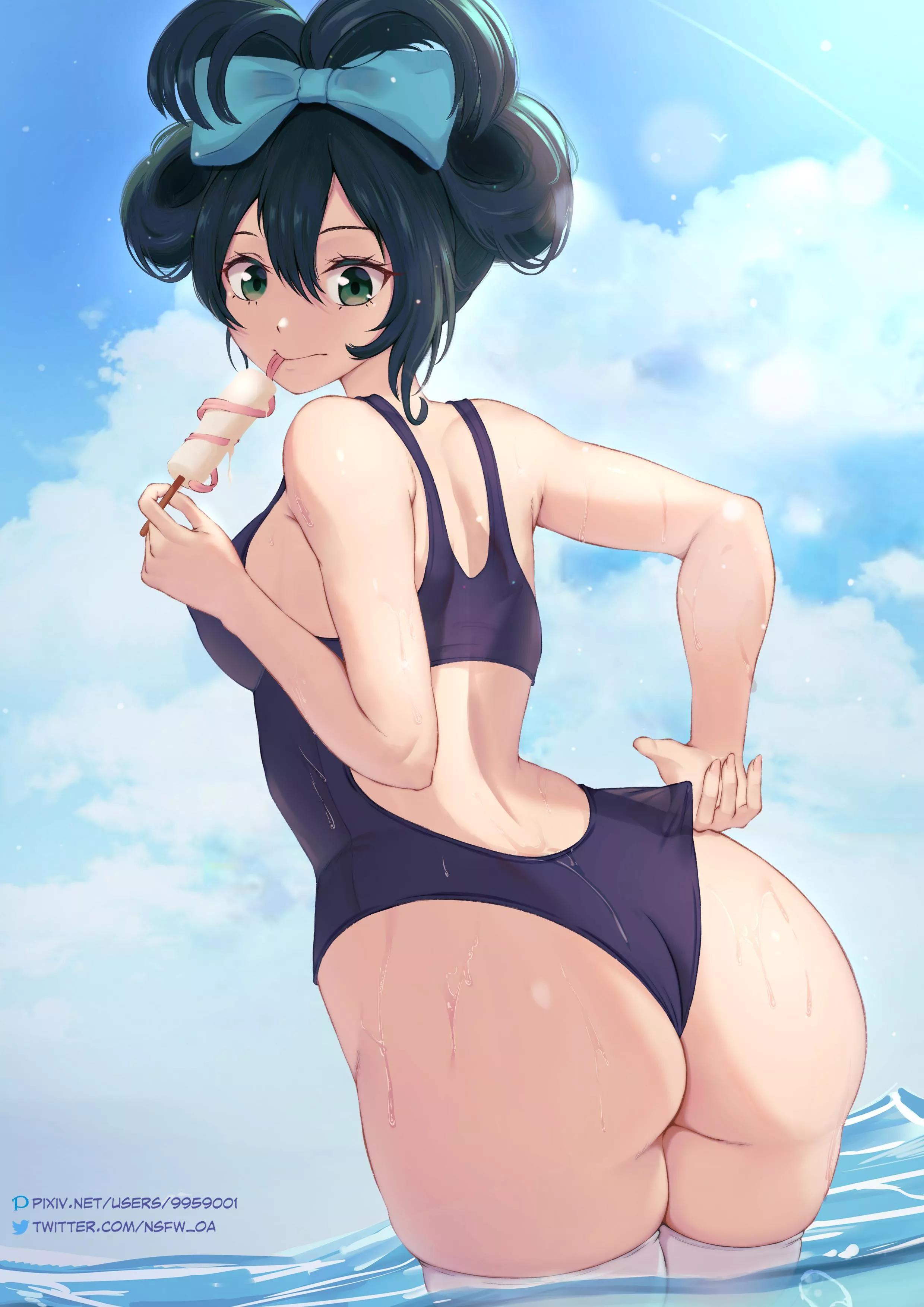 Tsuyu Asui swimpop [My Hero Academia] (Nsfw_oA)