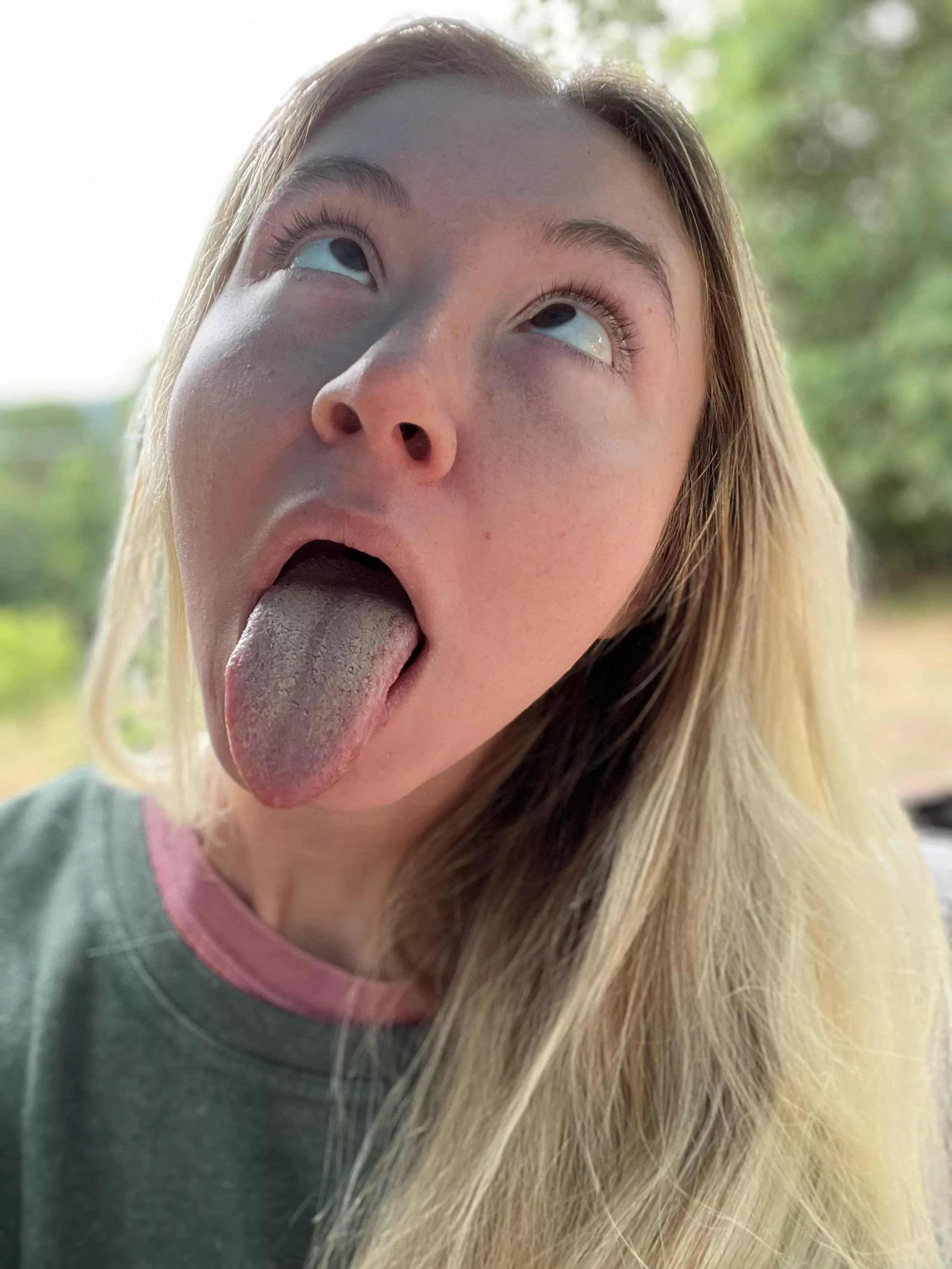 Clean my dirty tongue with your cum