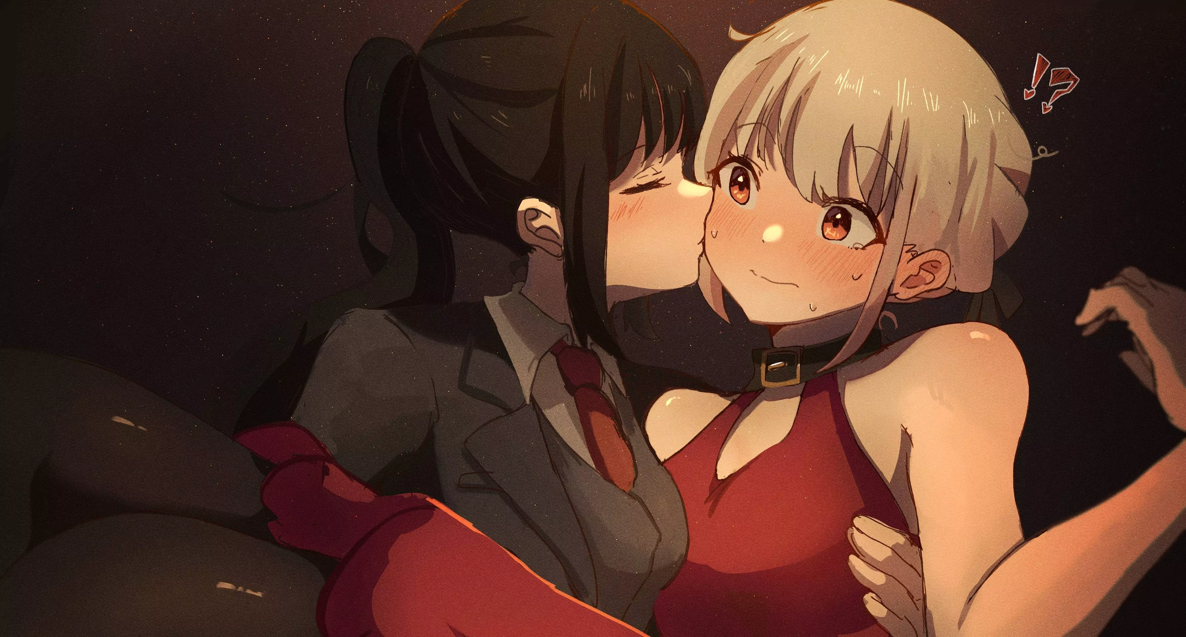 Takina kisses Chisato [Lycoris Recoil]