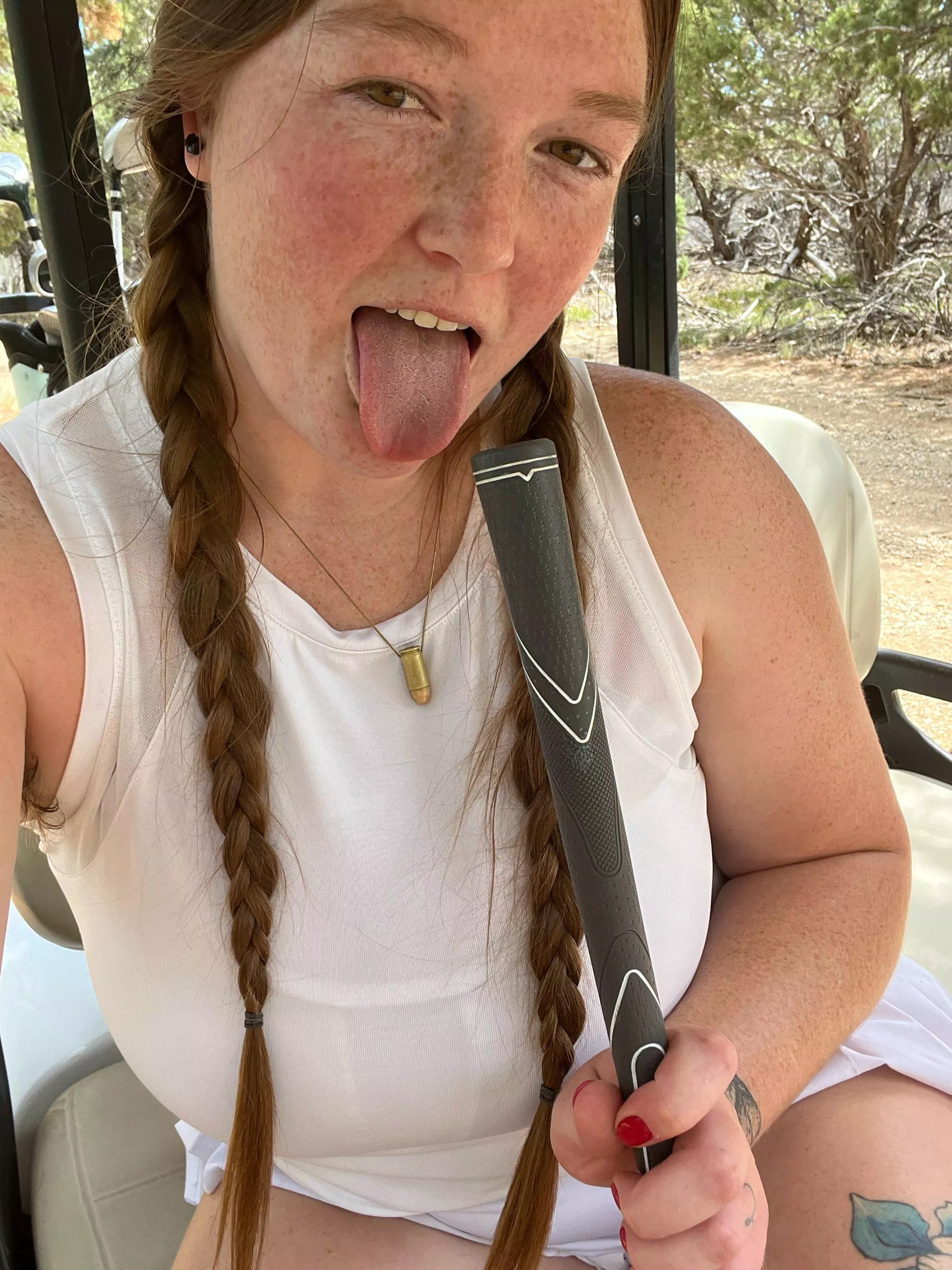 Went golfing yesterday! And may have done a little more than golf with my clubðŸ¤­