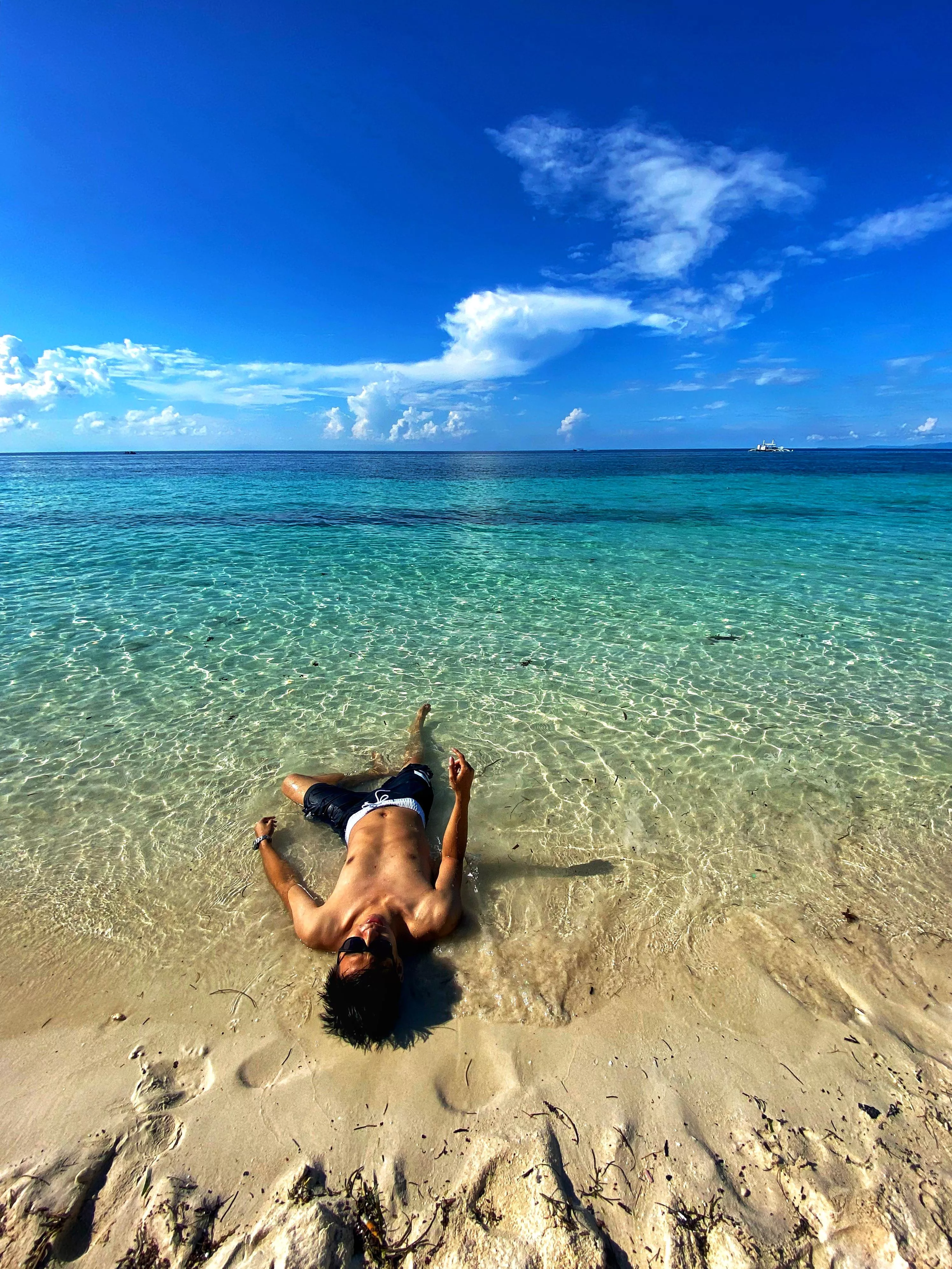 Getting some vitamin sea.