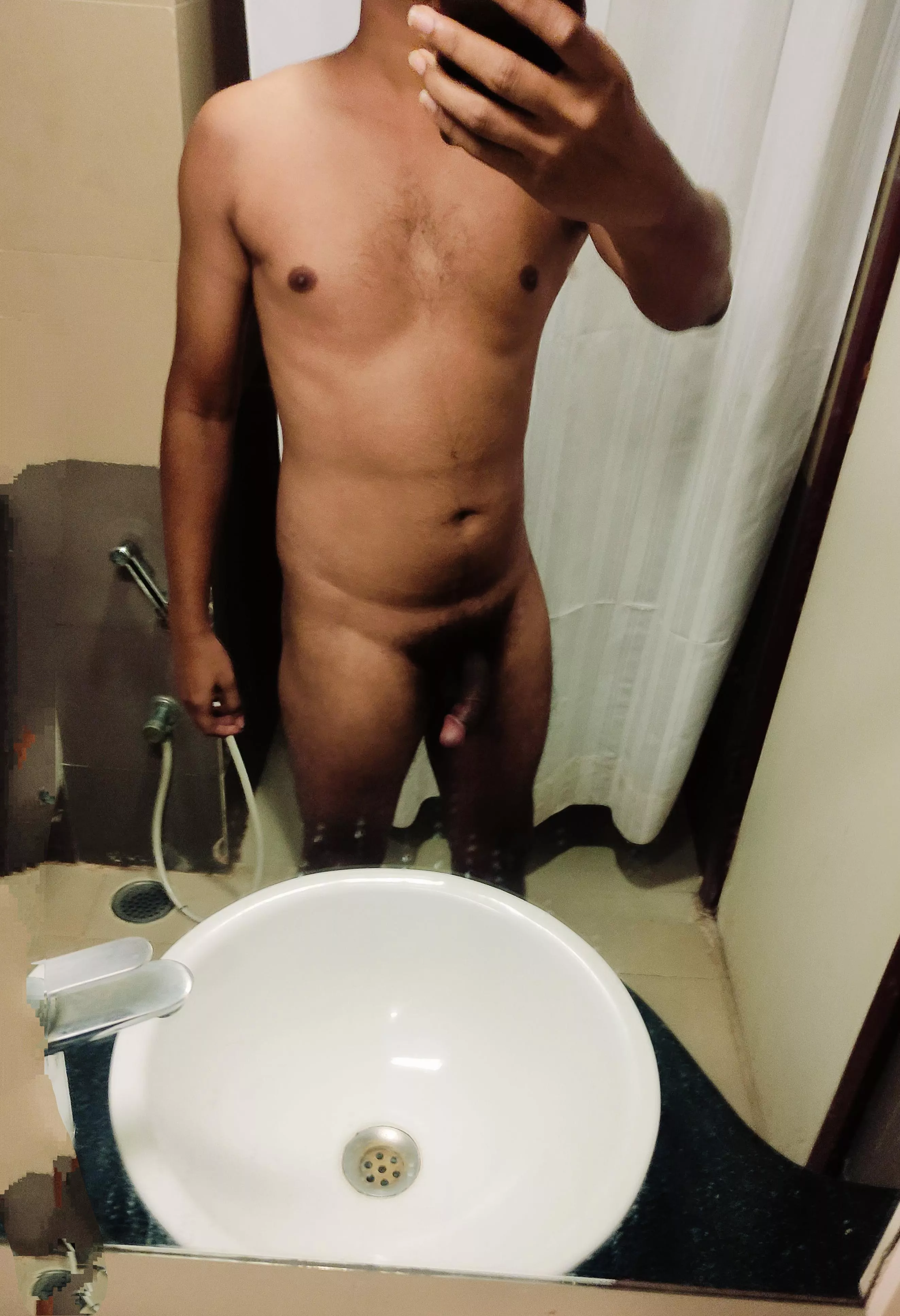 Nude selfie