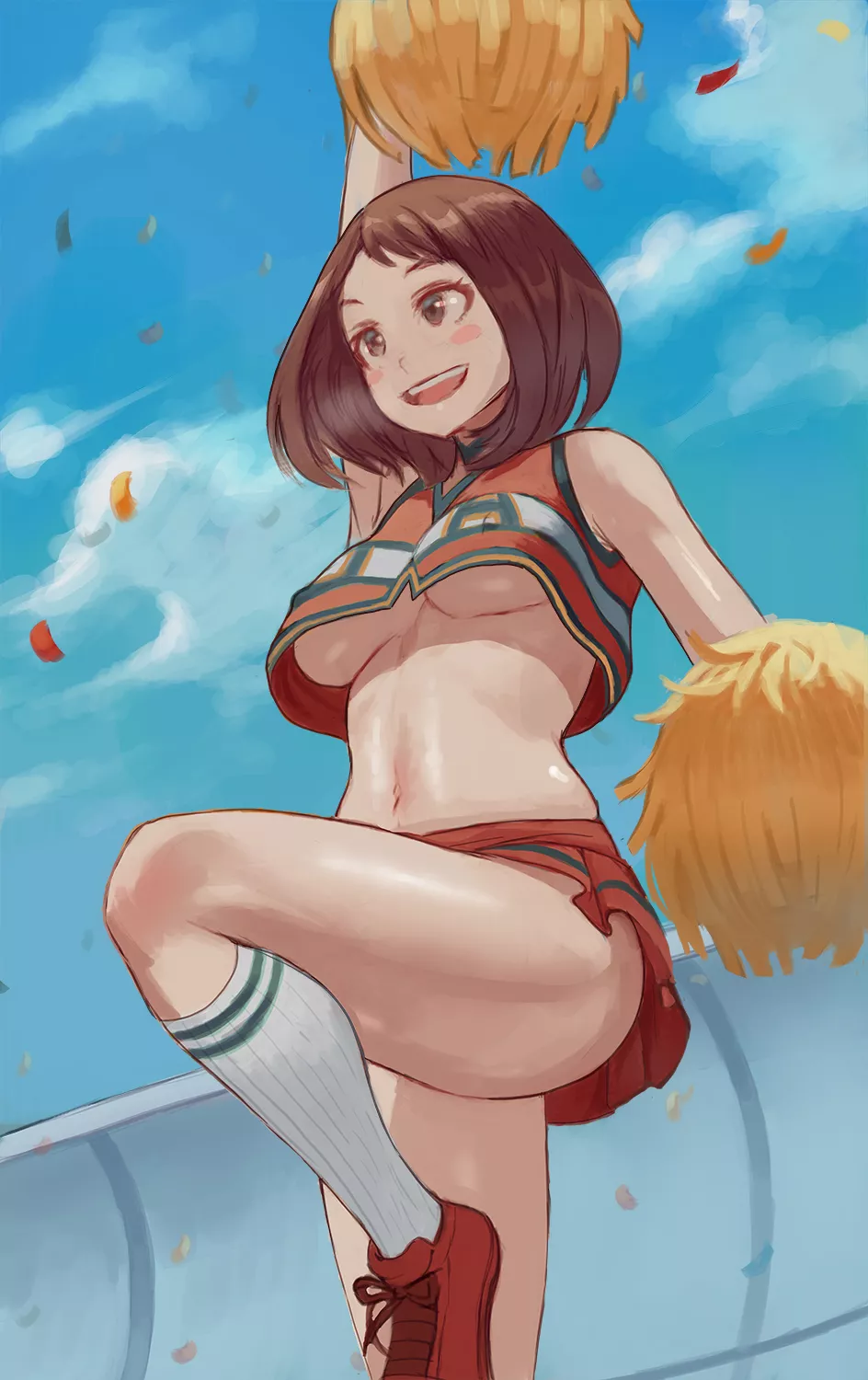 Ochaco Uraraka cheer (Zefrablue)