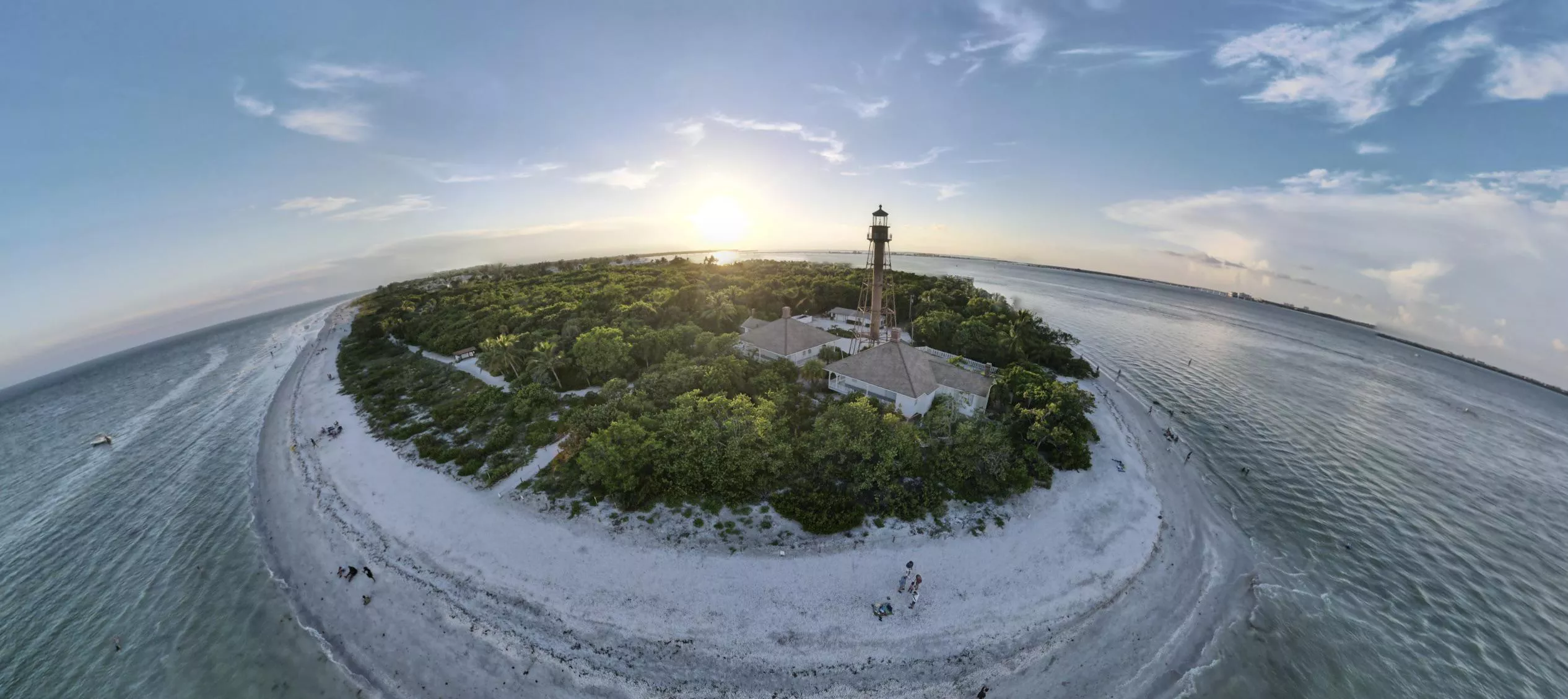 Sanibel Island Lighthouse Panoramic View