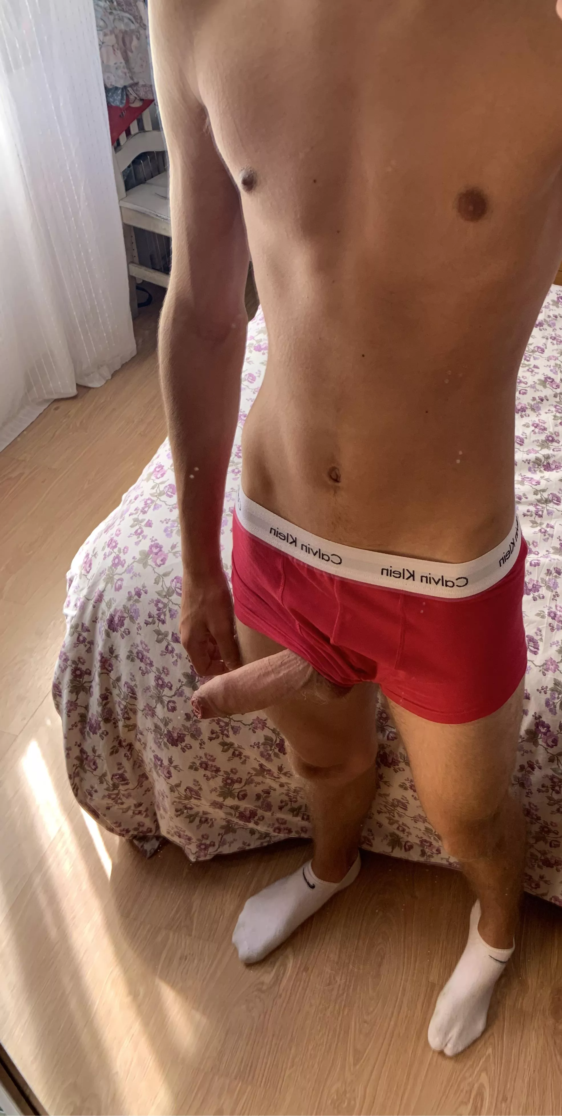 (18) should i take my calvins off? dm me