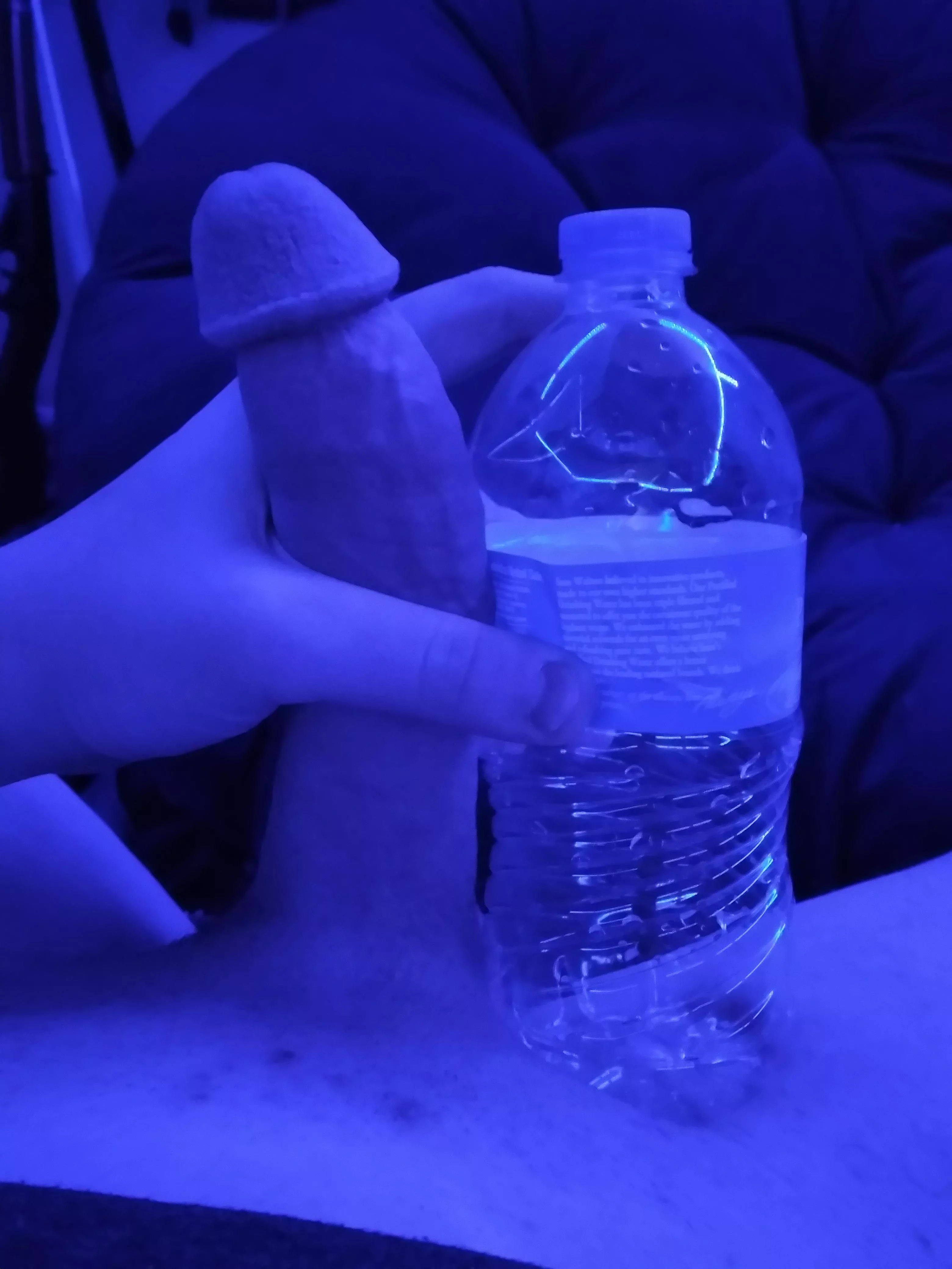 19yo next to water bottle