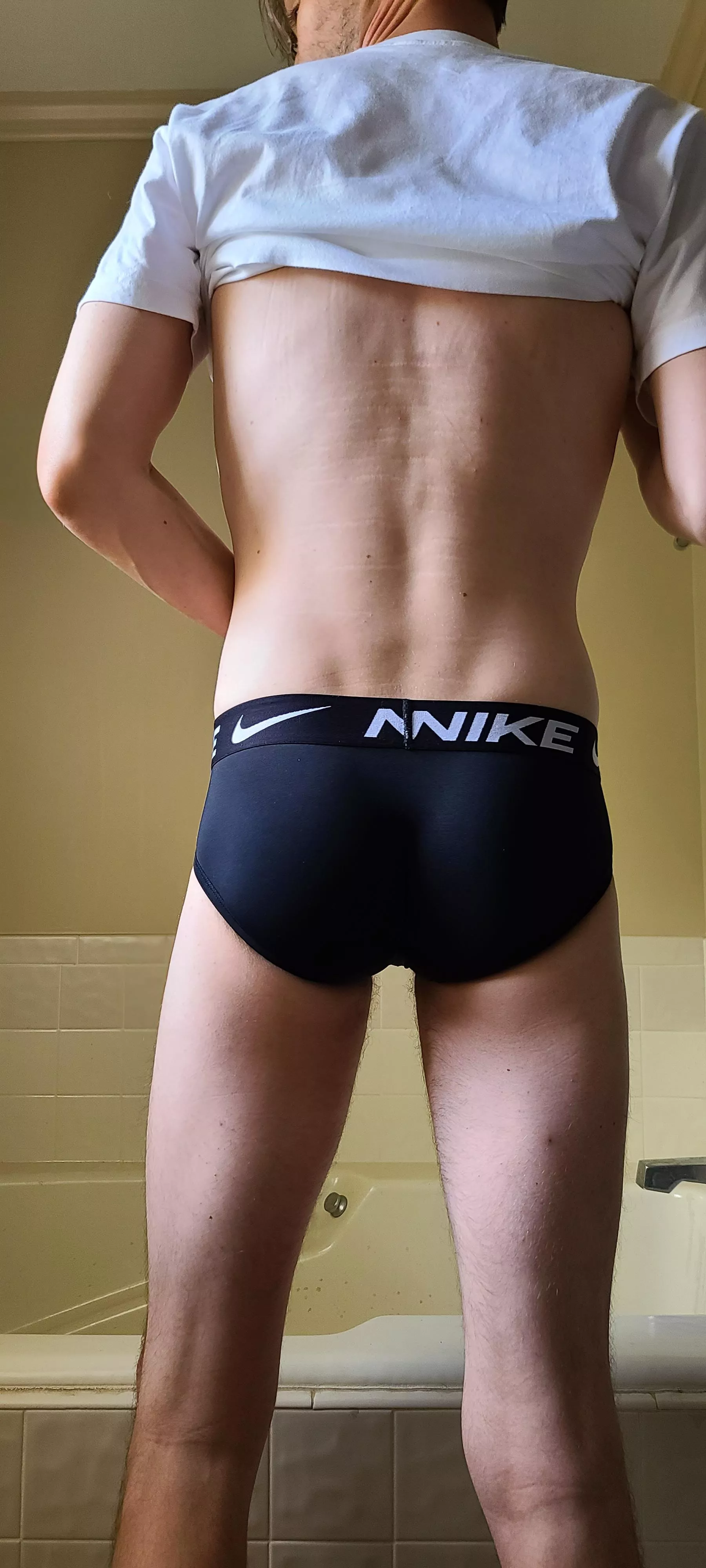 Ass in briefs