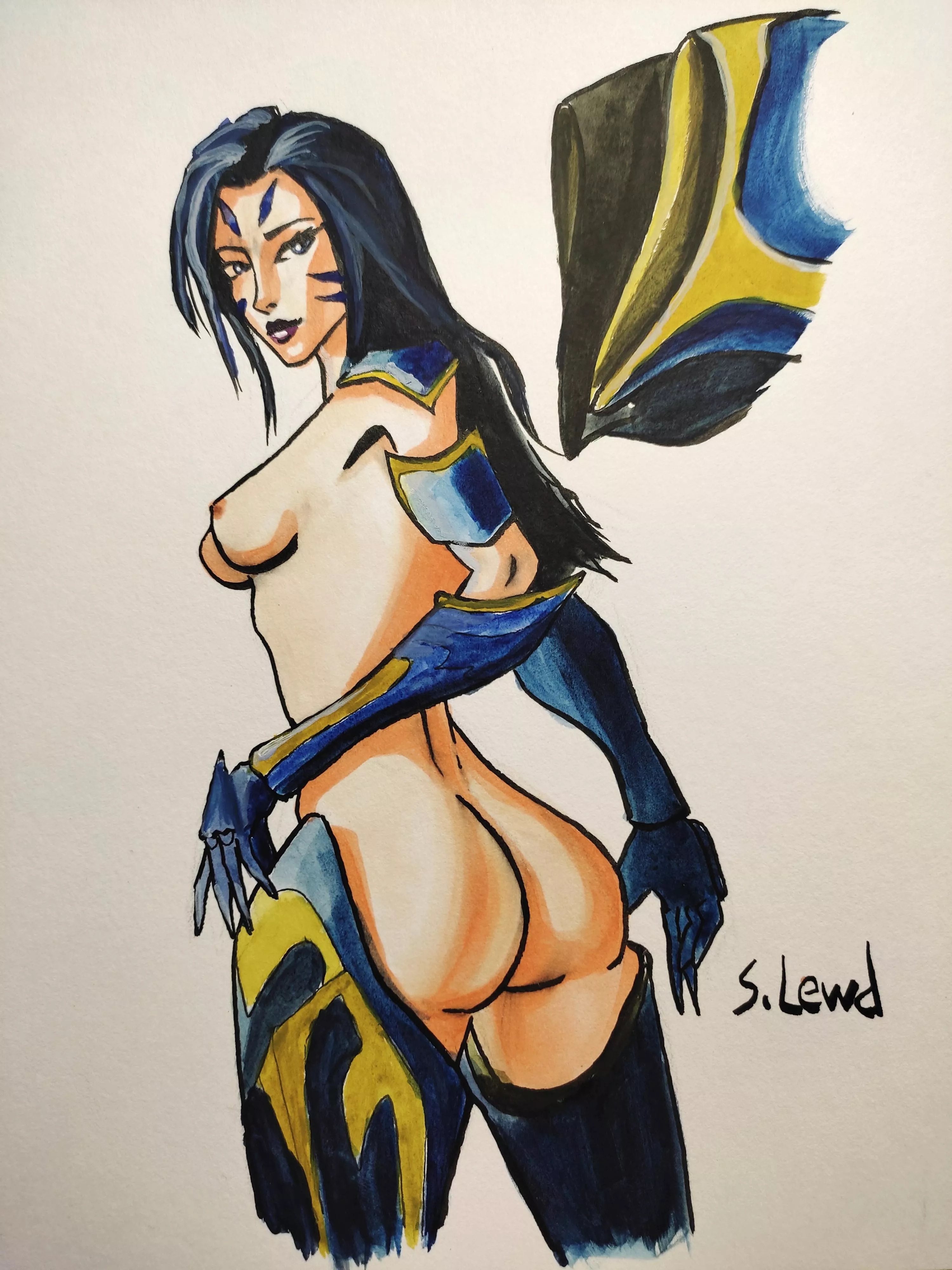 Traditionally painted Kai'Sa (Somethin_Lewd)