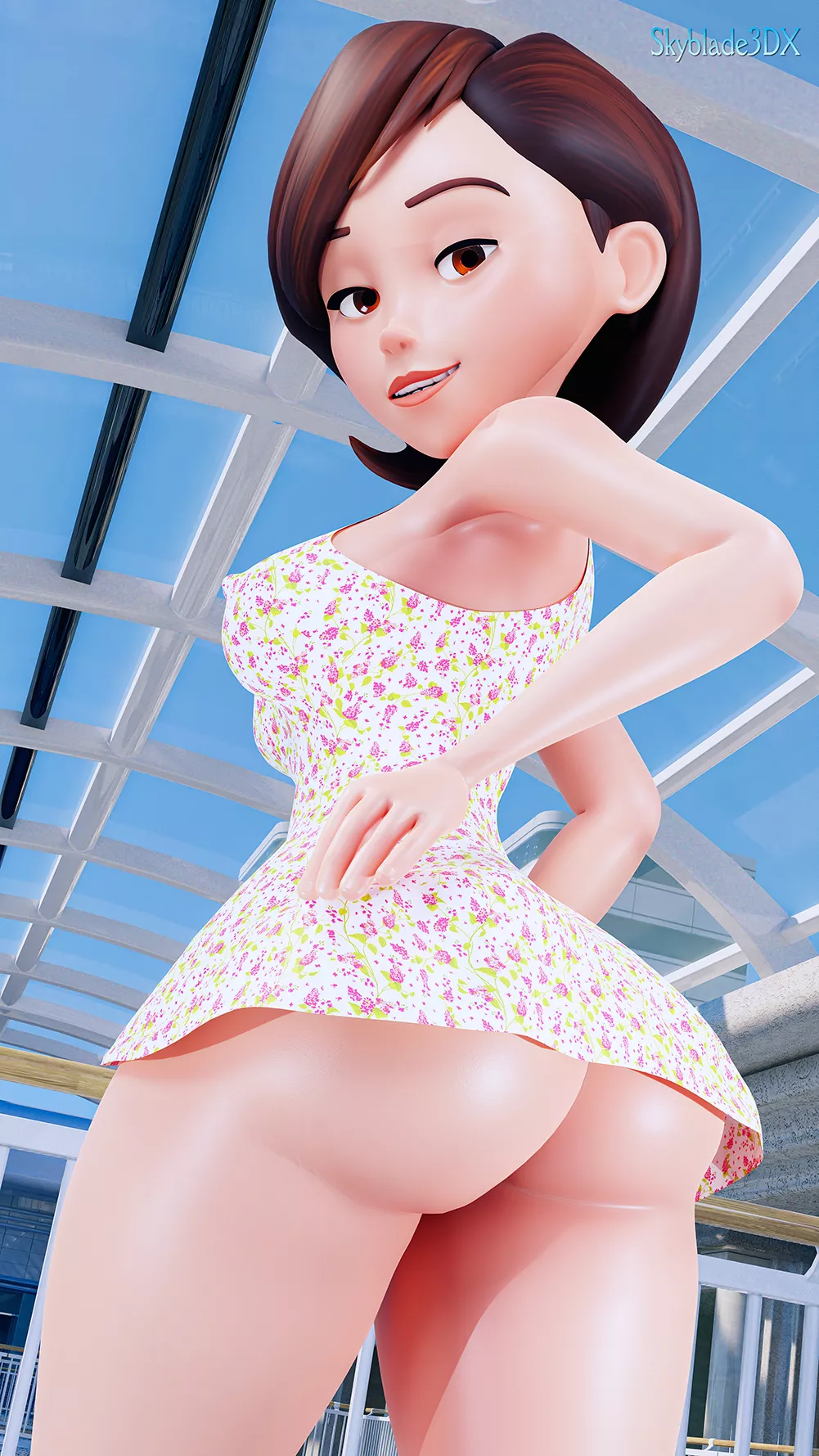 Helen Floral Dress (Skyblade3DX)