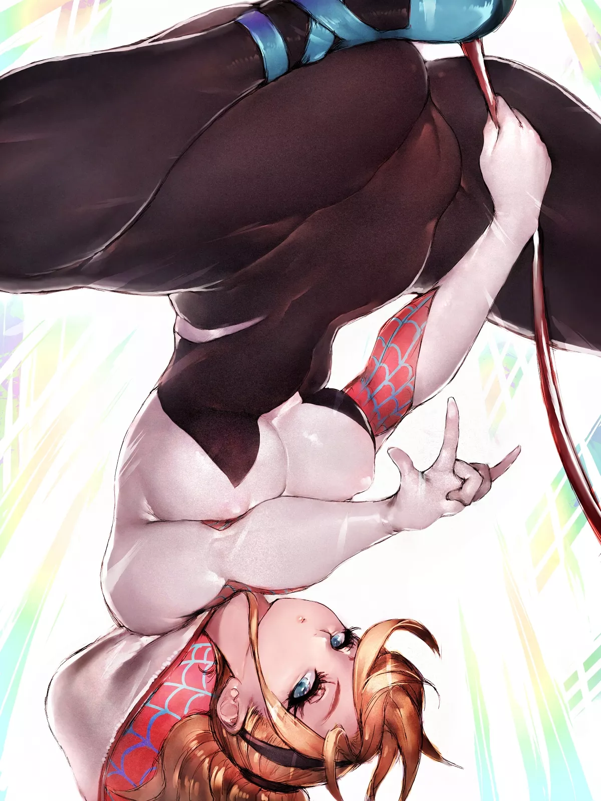 Spider-Gwen Upside Down Swing ( Fumio) [Marvel]