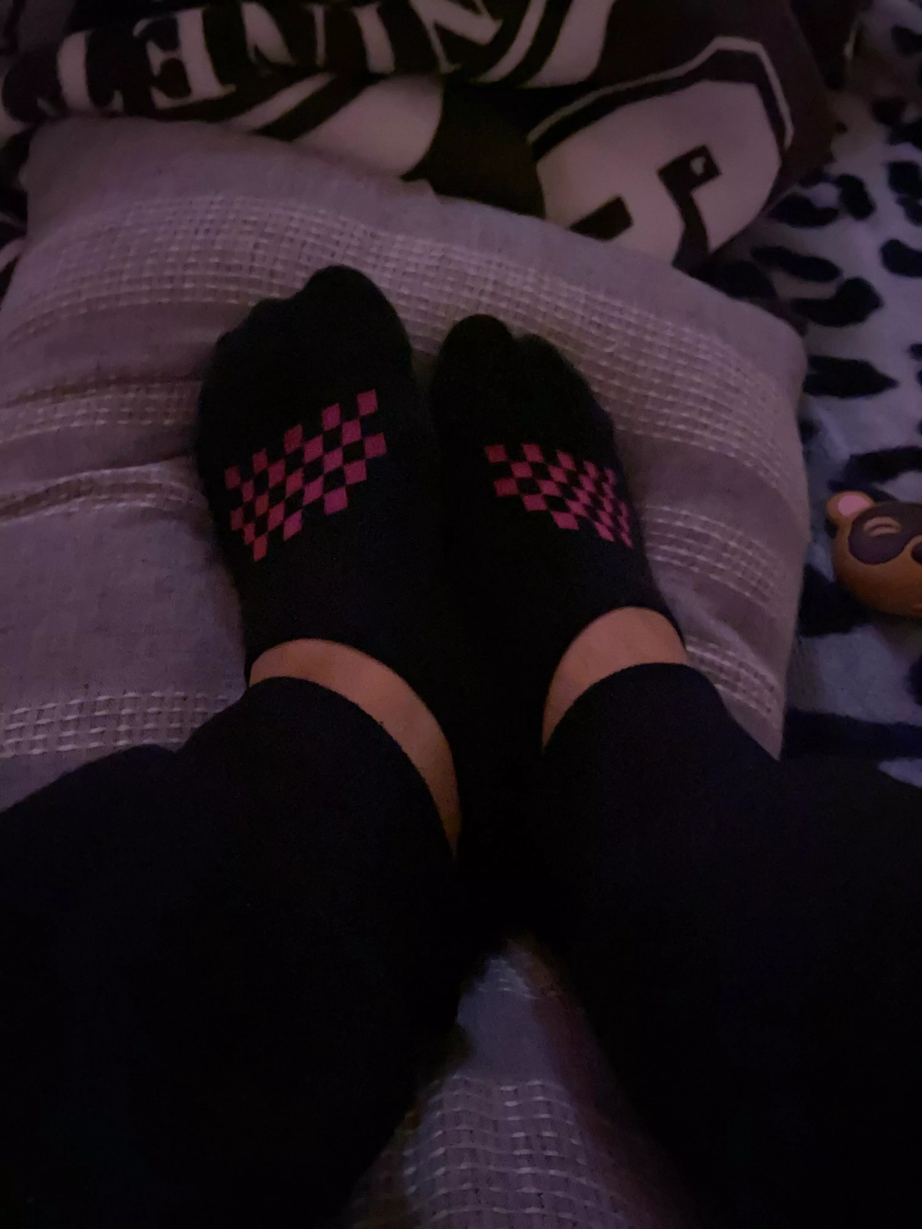 Lick my sock and suck on my sock and feet