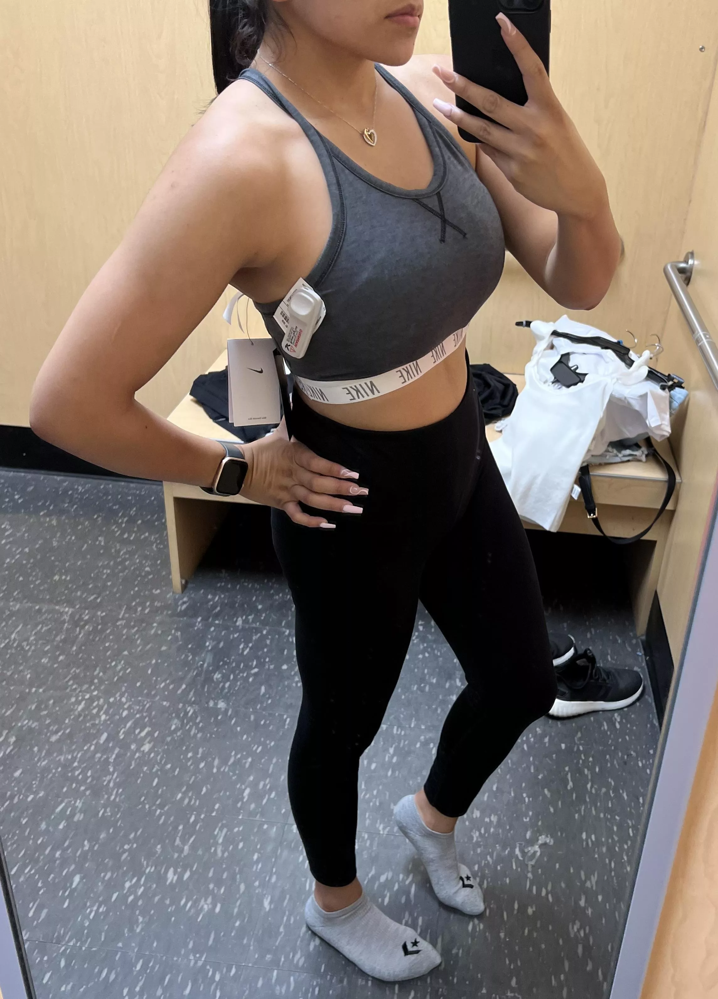 Wife trying out sports bra’s