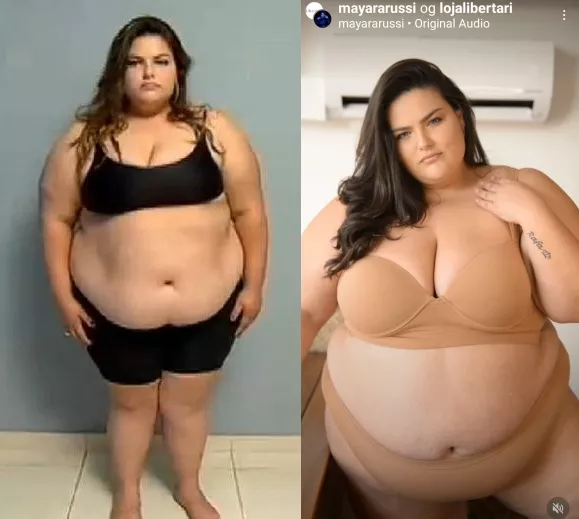 Mayara Russi 358 lbs (2014 and now (2022) maybe heavier, her hip measurement is atleast 6 cm more in 2022, elaboration in comment section.