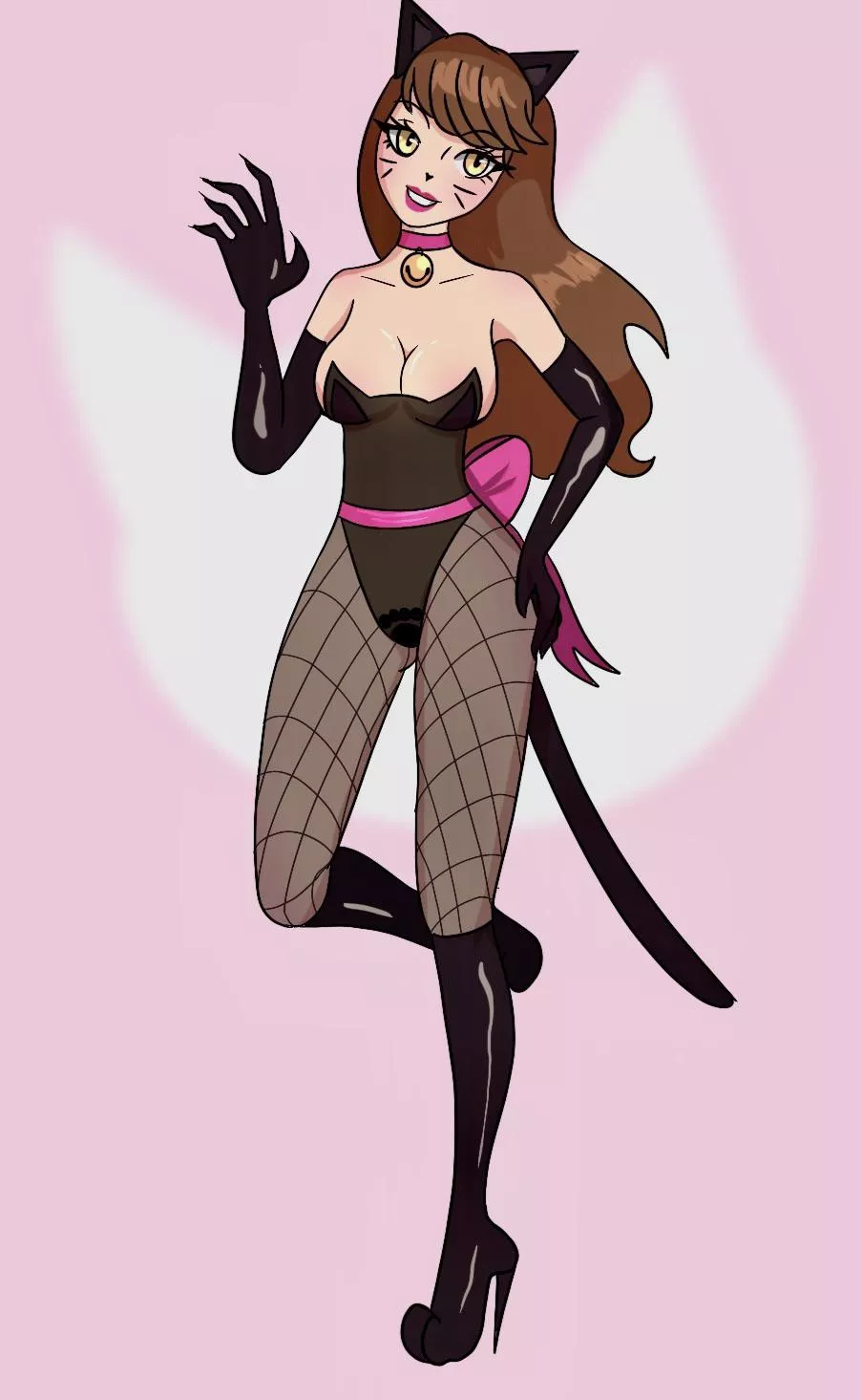 Alternate black cat Dva (notabadloaf)