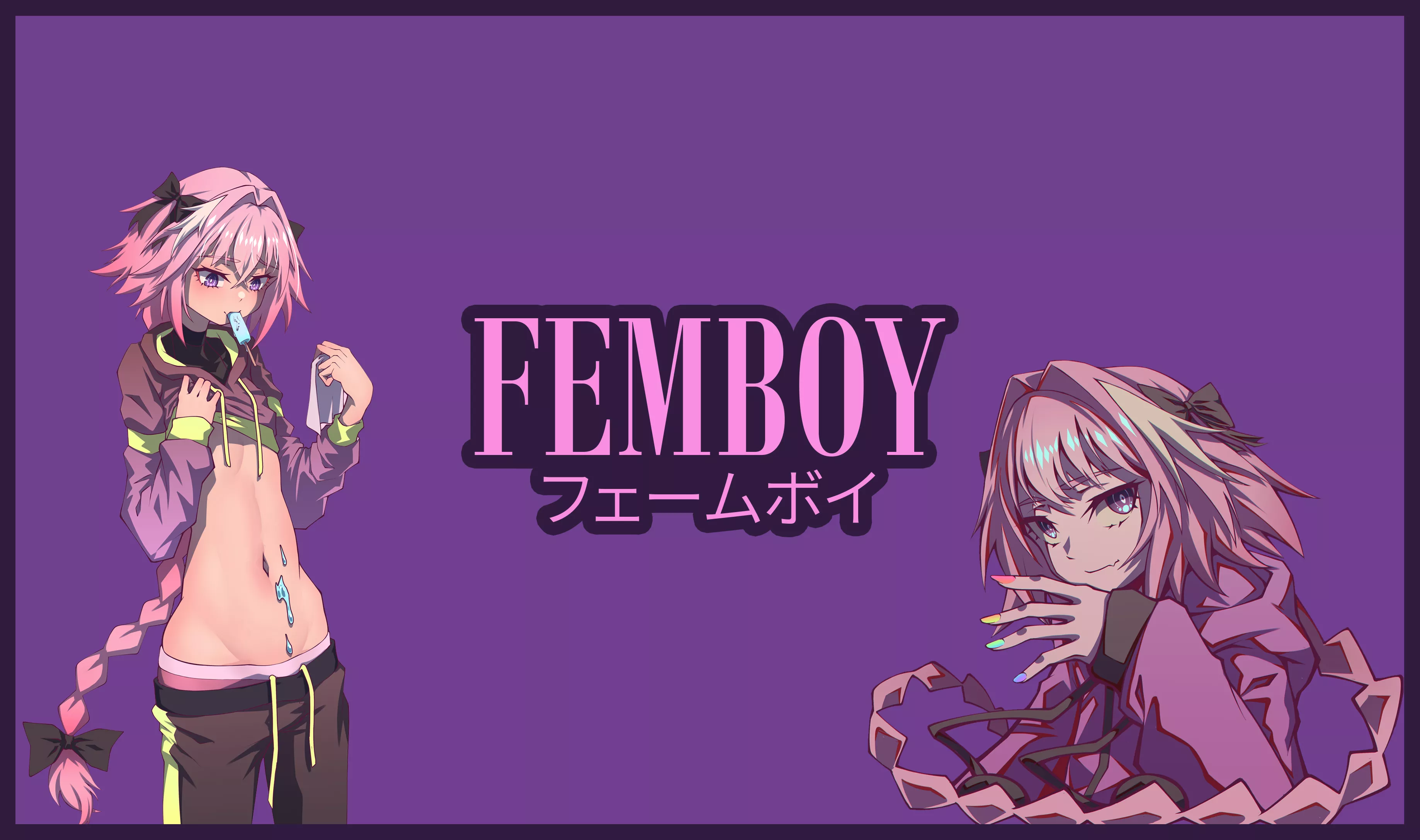 Astolfo Playmat for all my femboy card game players! Would love some feedback on it<3