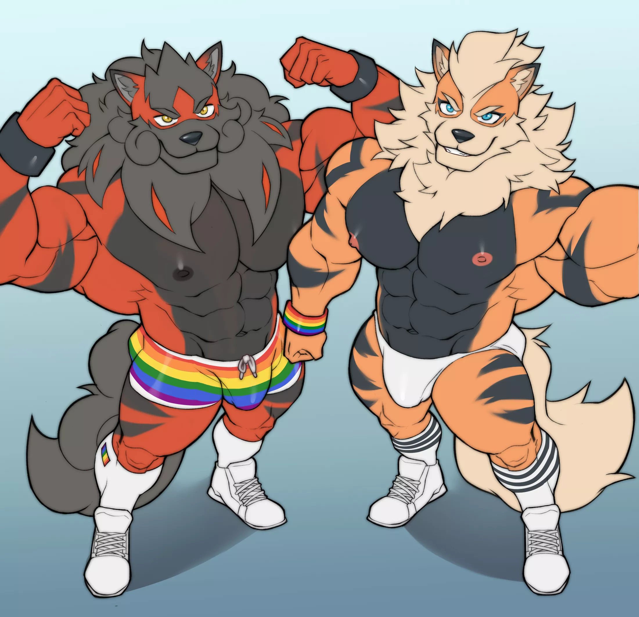 Buff Pride Arcanines (Muto20002)