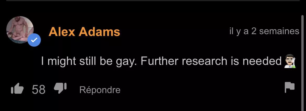 context: a gay test video