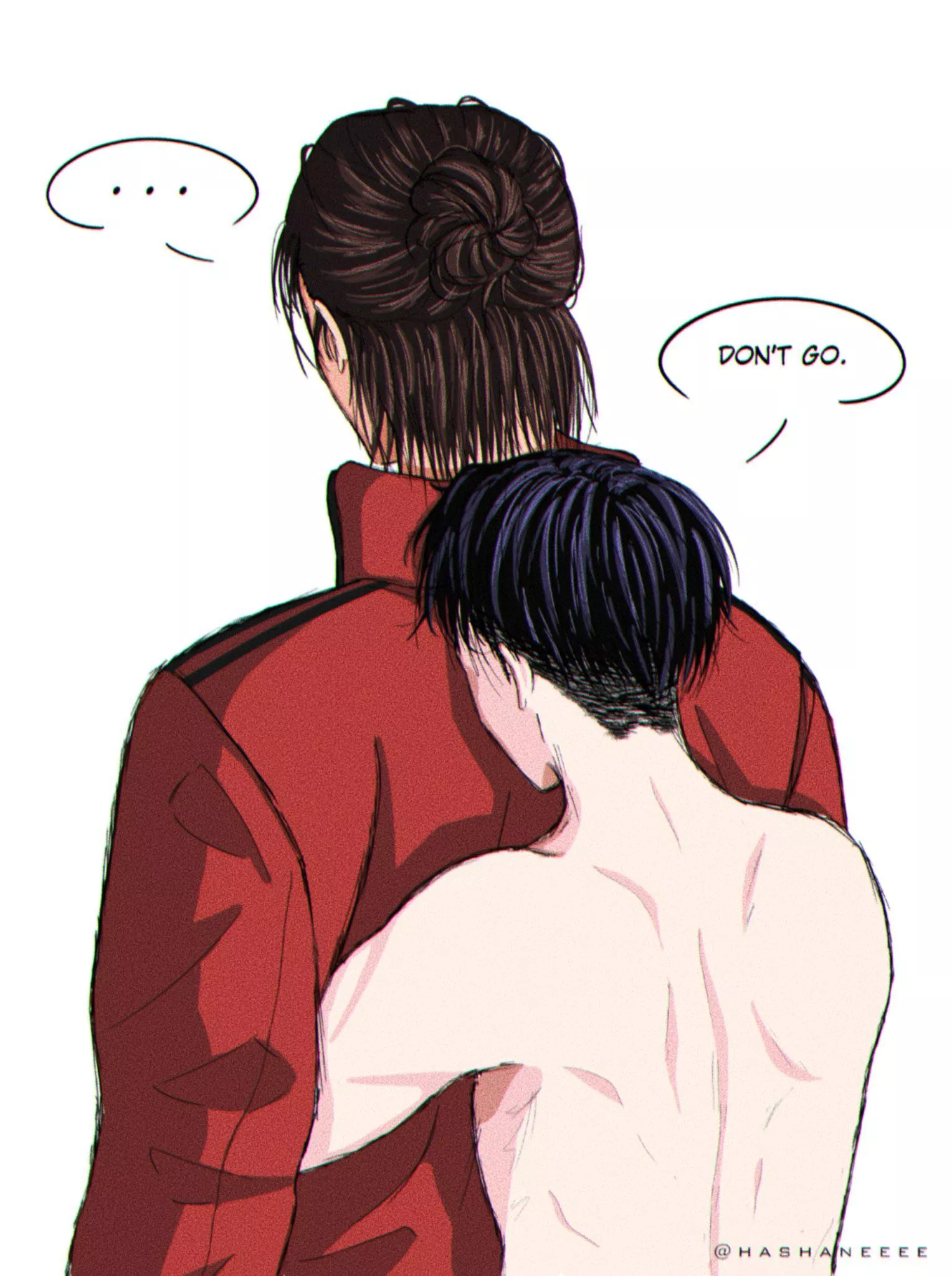 â€œDonâ€™t Go, Eren.â€ (By @Hashaneeee) | Ereri | Attack On Titan